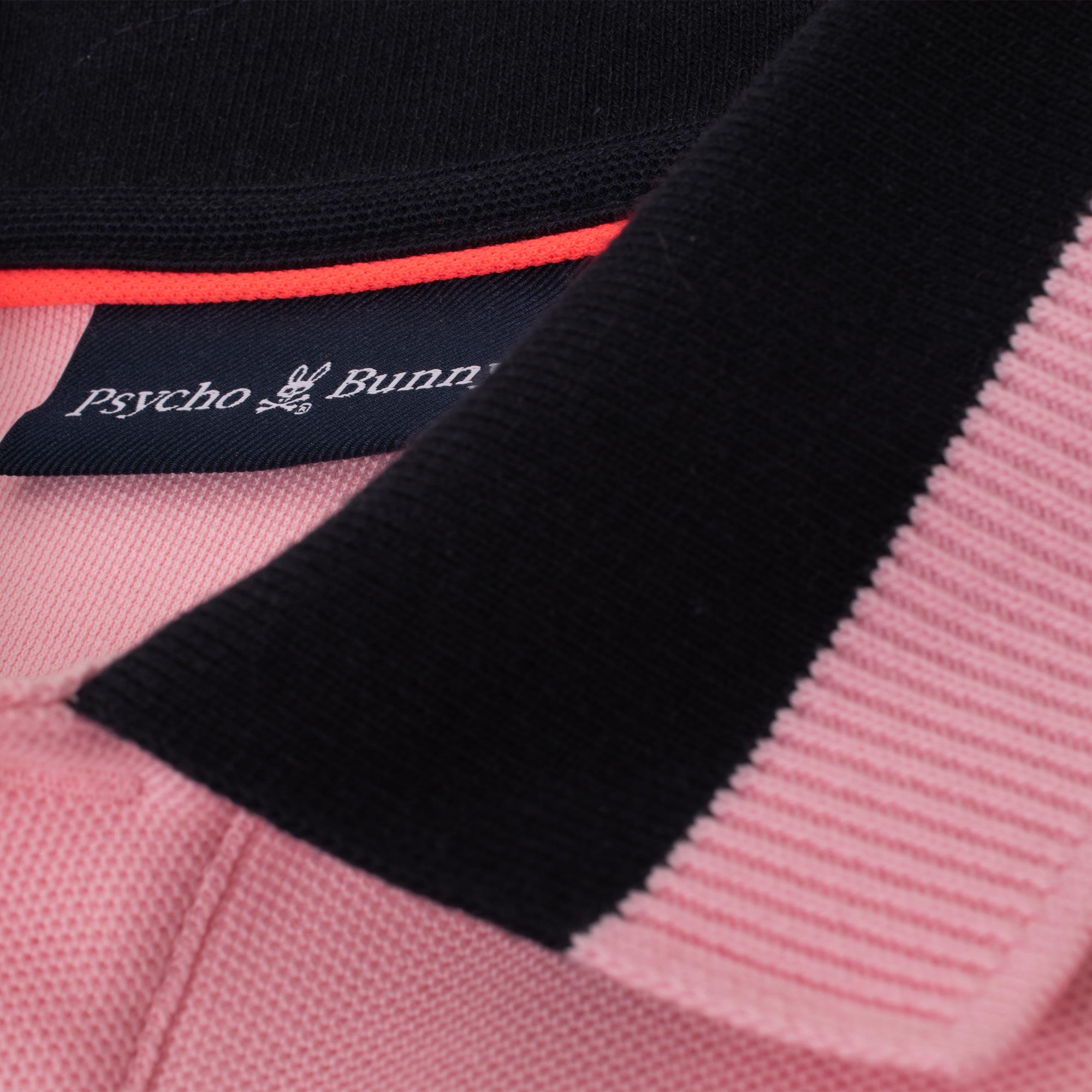 Psycho Bunny Newman Pique Polo Shirt Romance Rose