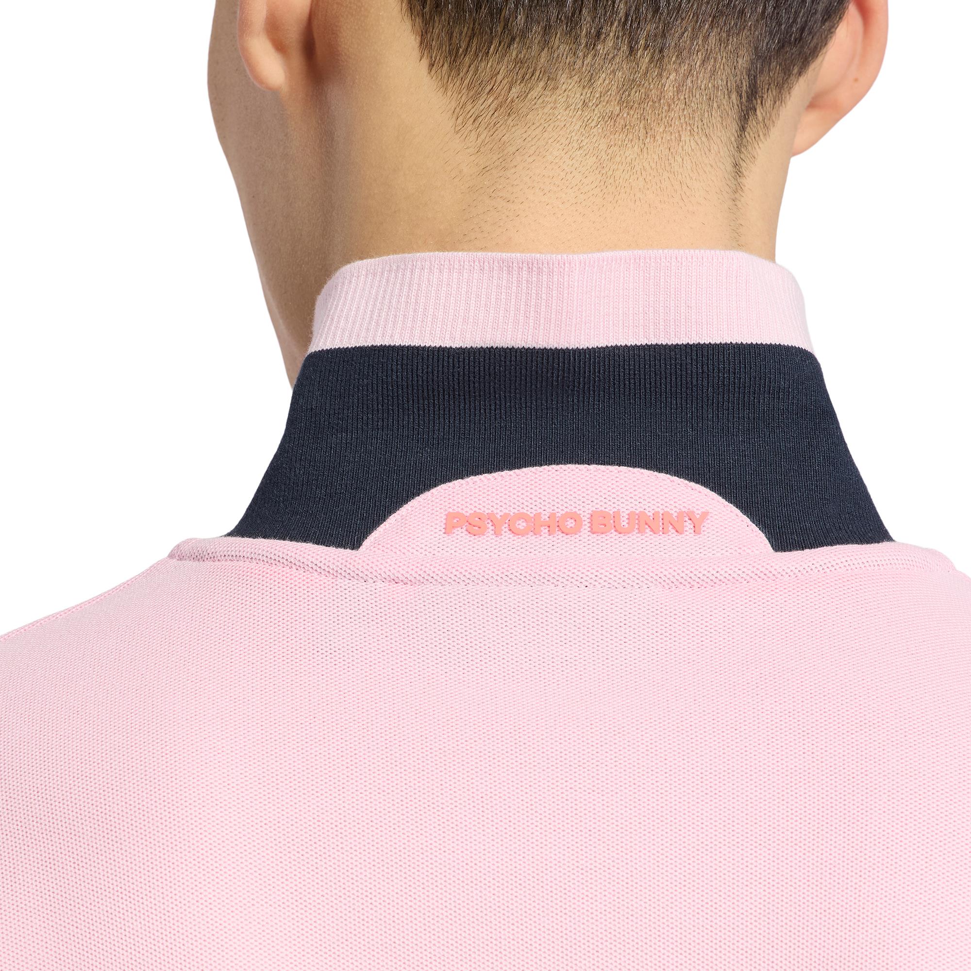 Psycho Bunny Newman Pique Polo Shirt Romance Rose