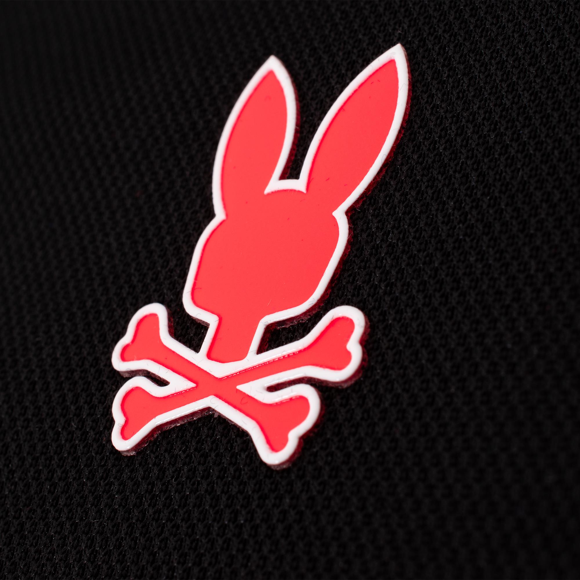 Psycho Bunny Forrest Sport Pique Polo Shirt Black