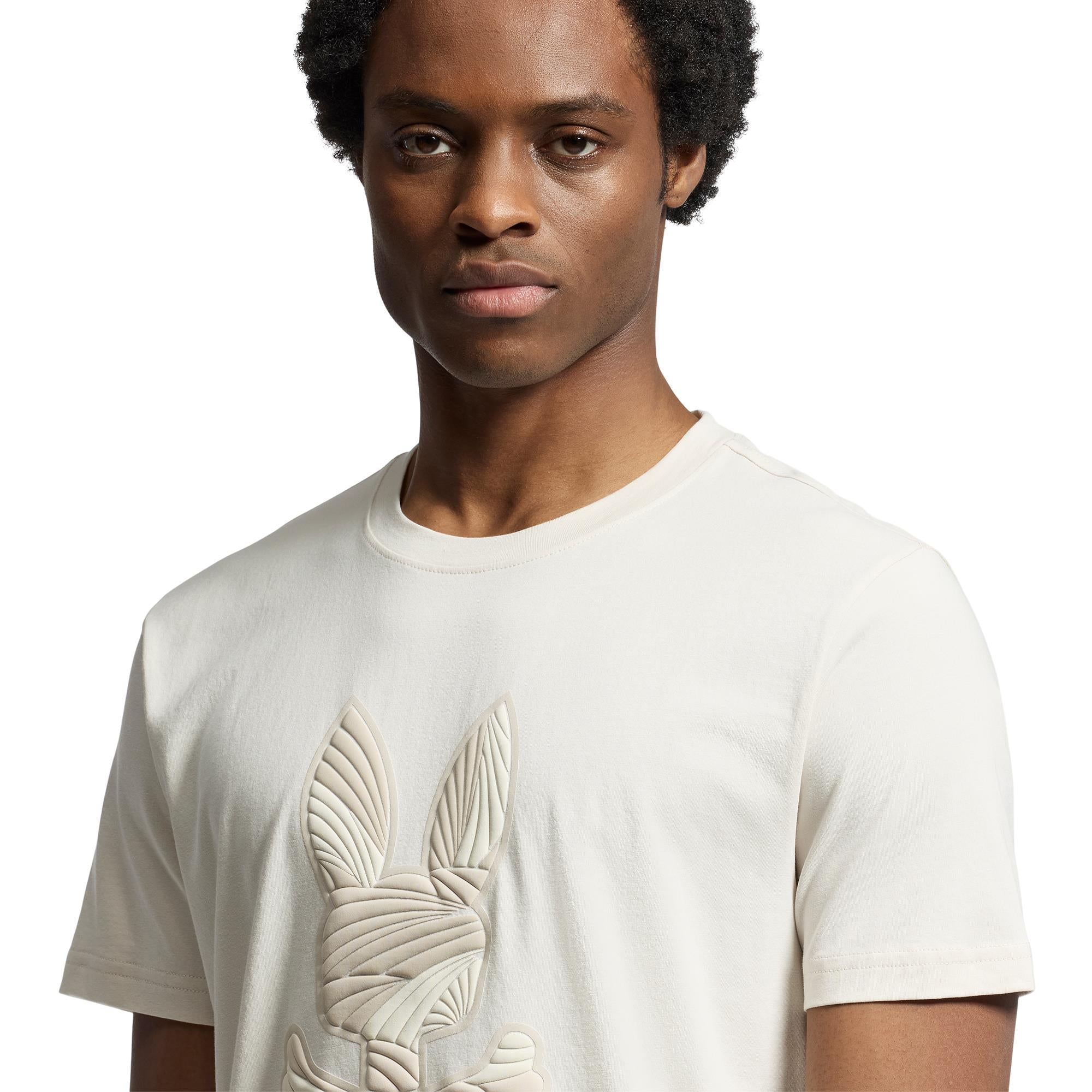 Psycho Bunny Baxter Graphic Tee Natural Linen