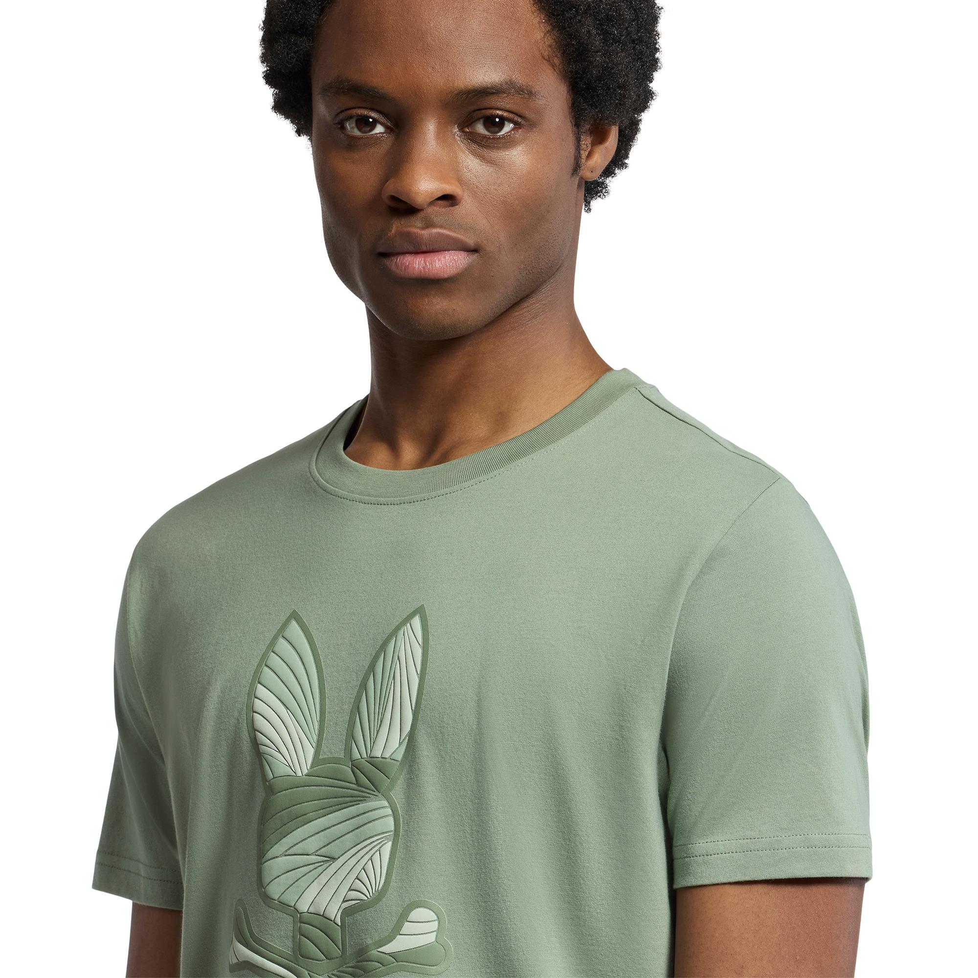 Psycho Bunny Baxter Graphic Tee Sea Spray