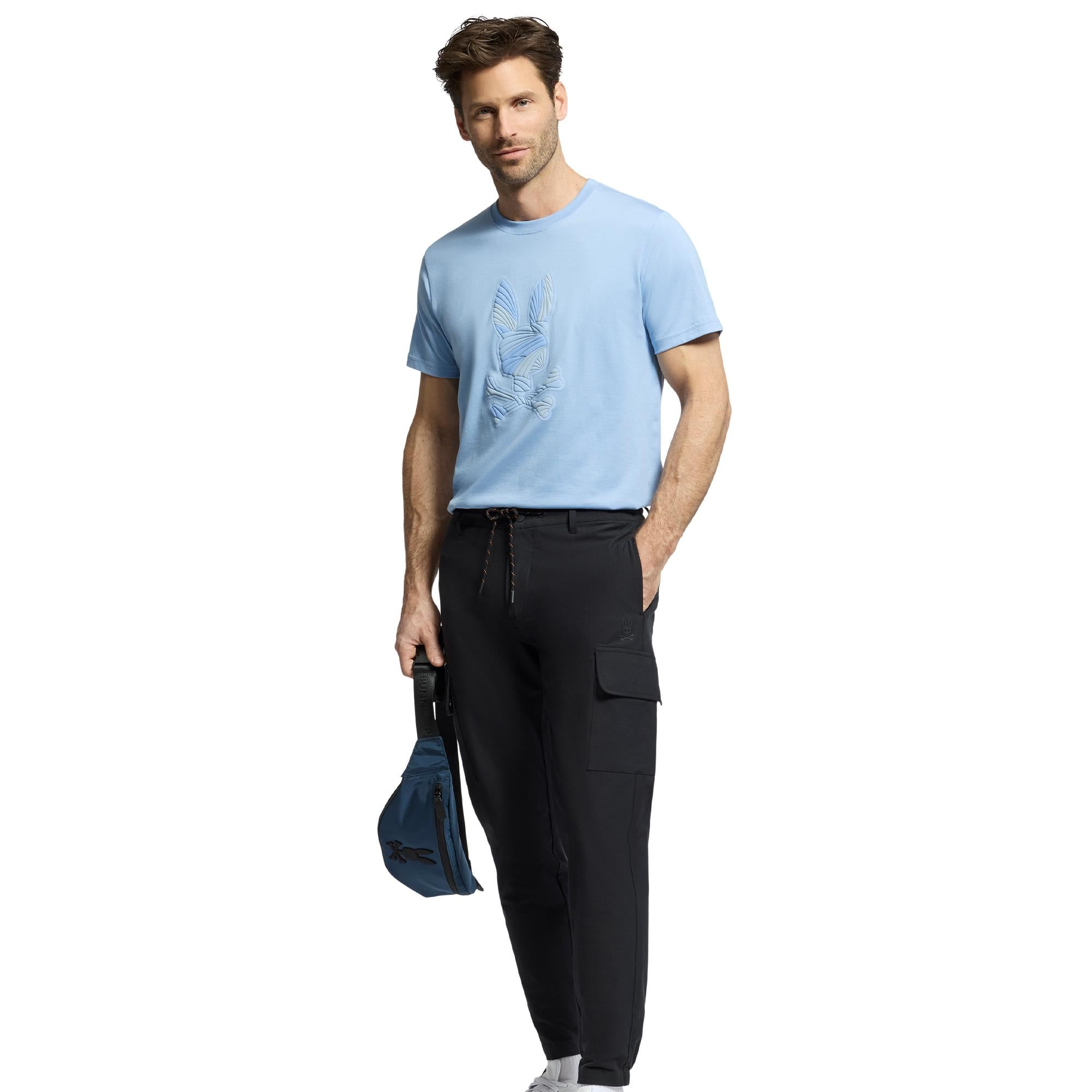 Psycho Bunny Baxter Graphic Tee Serenity