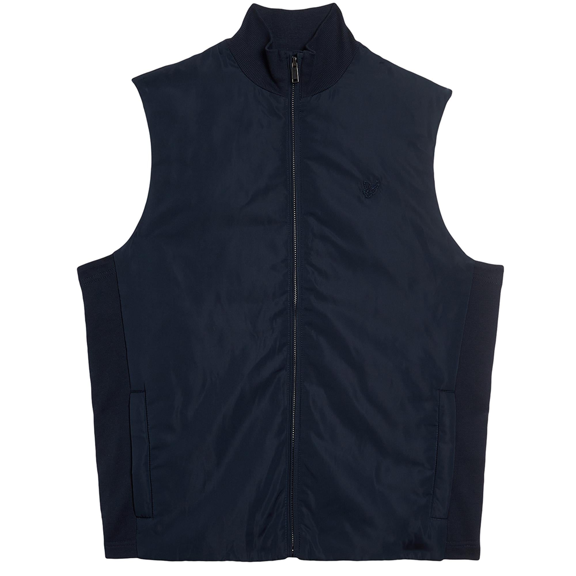 Lyle & Scott Tonal Hybrid Gilet Dark Navy