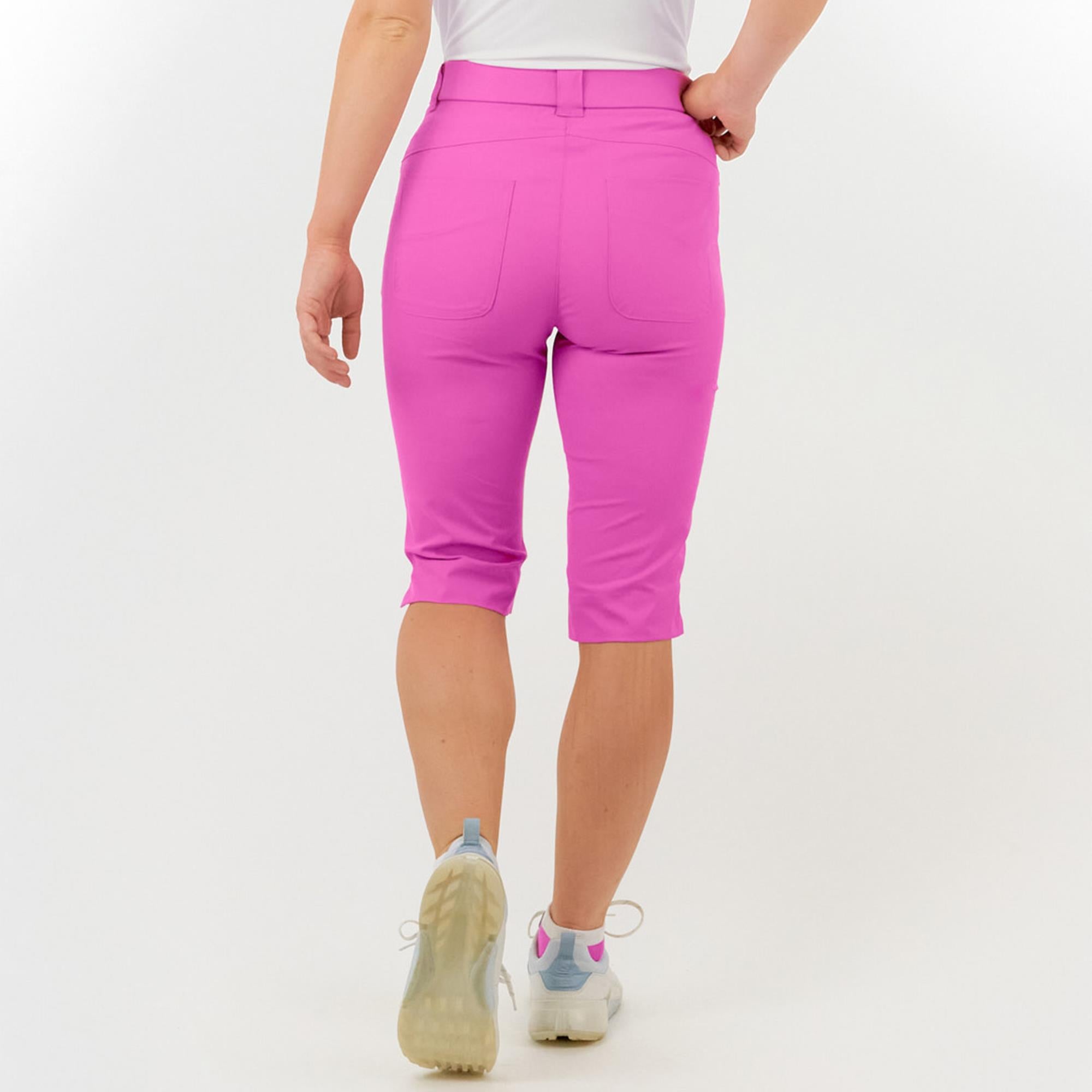 Pure Golf Trust2 Ladies Golf Bermuda Shorts Azalea 60CM