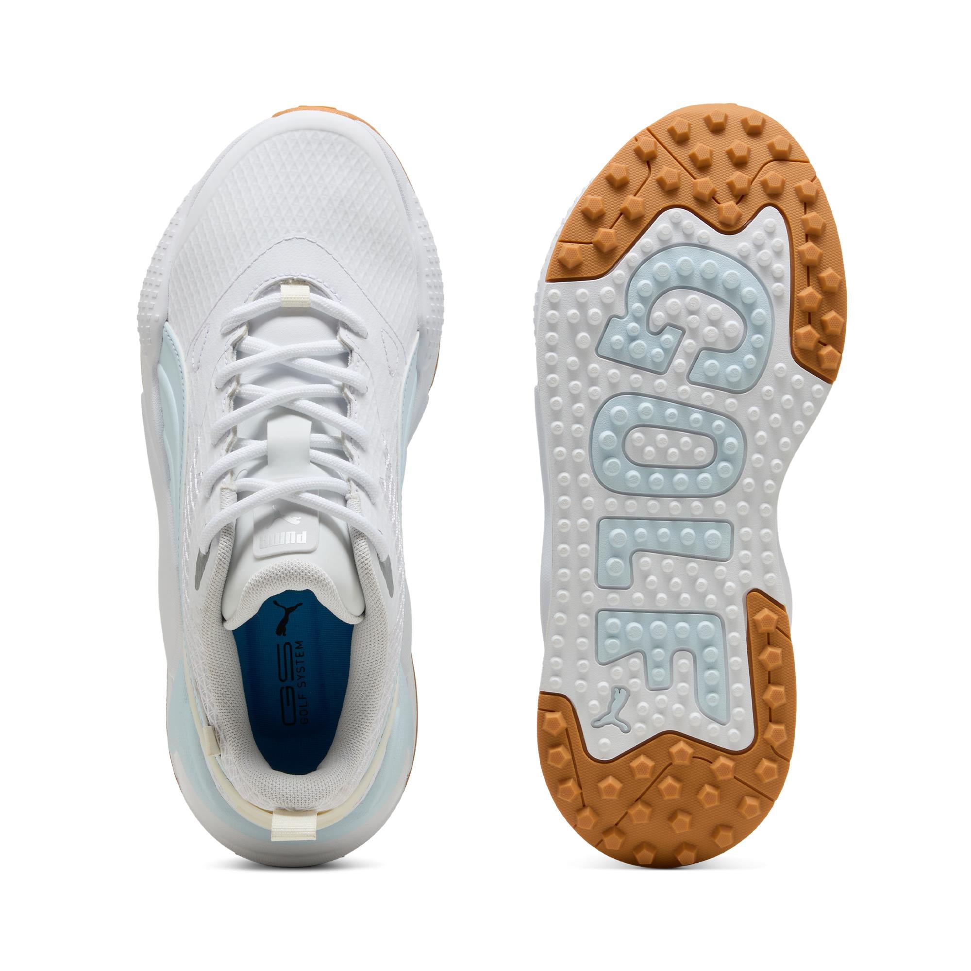Ladies Puma GS-X Efekt Golf Shoes White/Blue