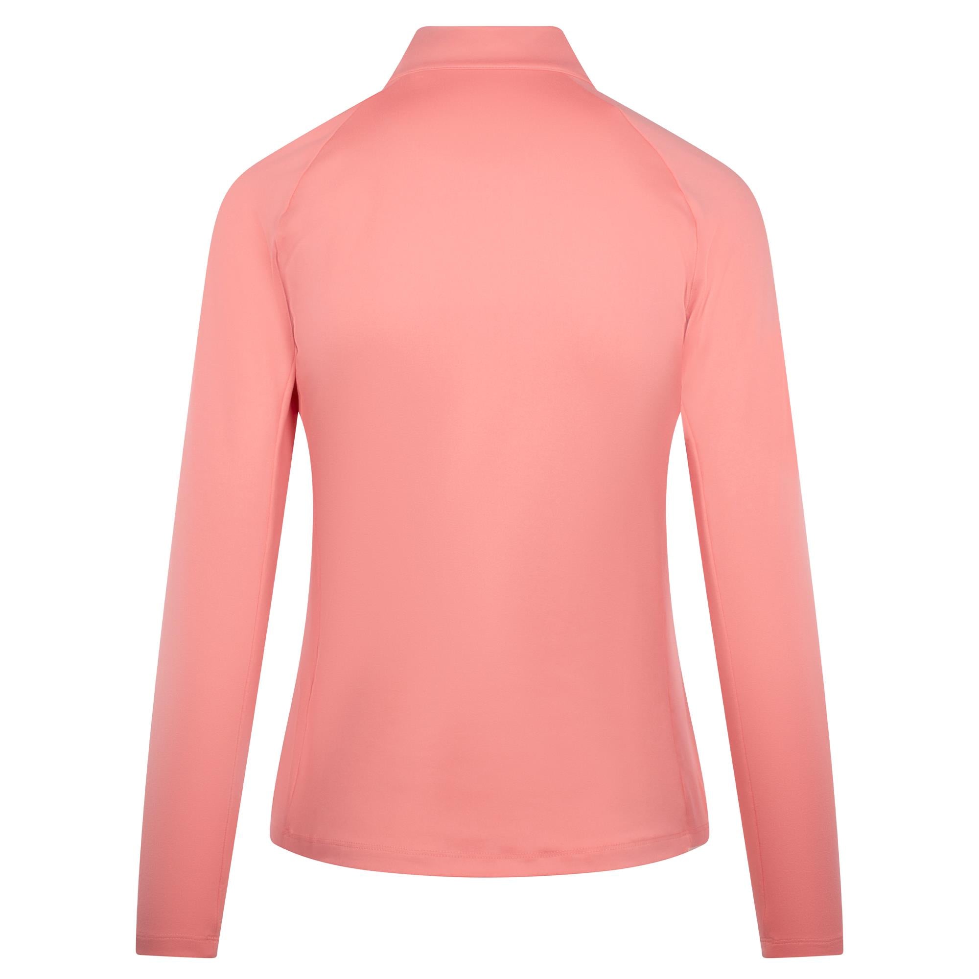 Puma Pure 2.0 1/4 Zip Ladies Golf Mid Layer Pink Fruit