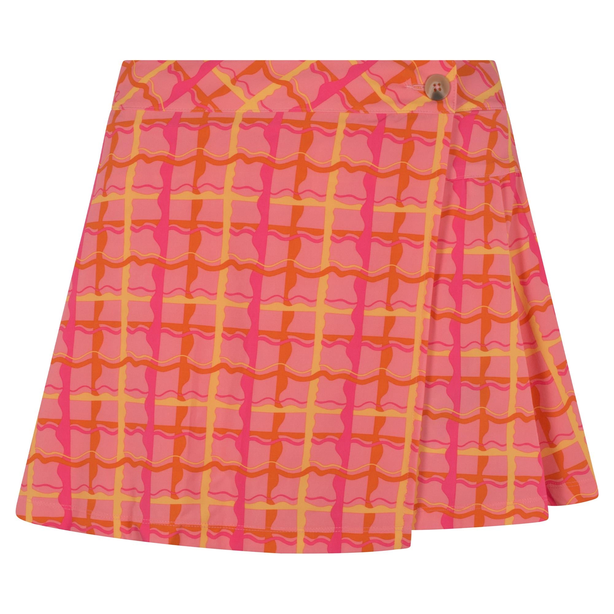 Puma x Dani Dazey Wrap Ladies Golf Skort Pink Fruit