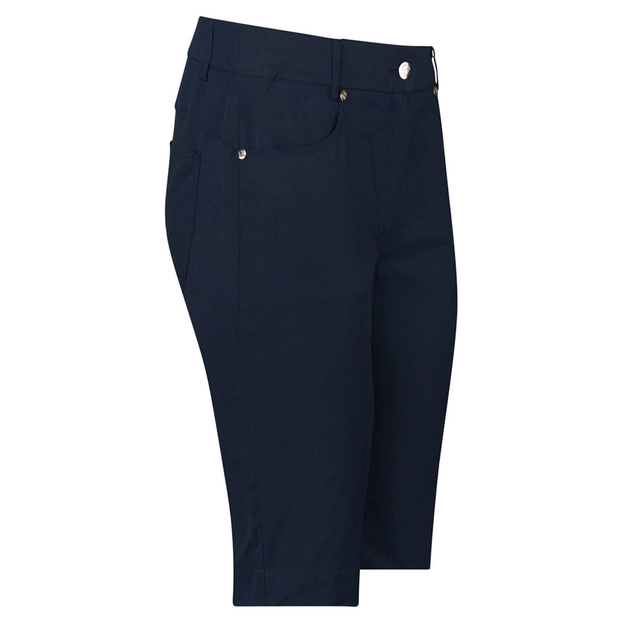Pure Golf Trust2 Ladies Golf Bermuda Shorts Navy 60CM