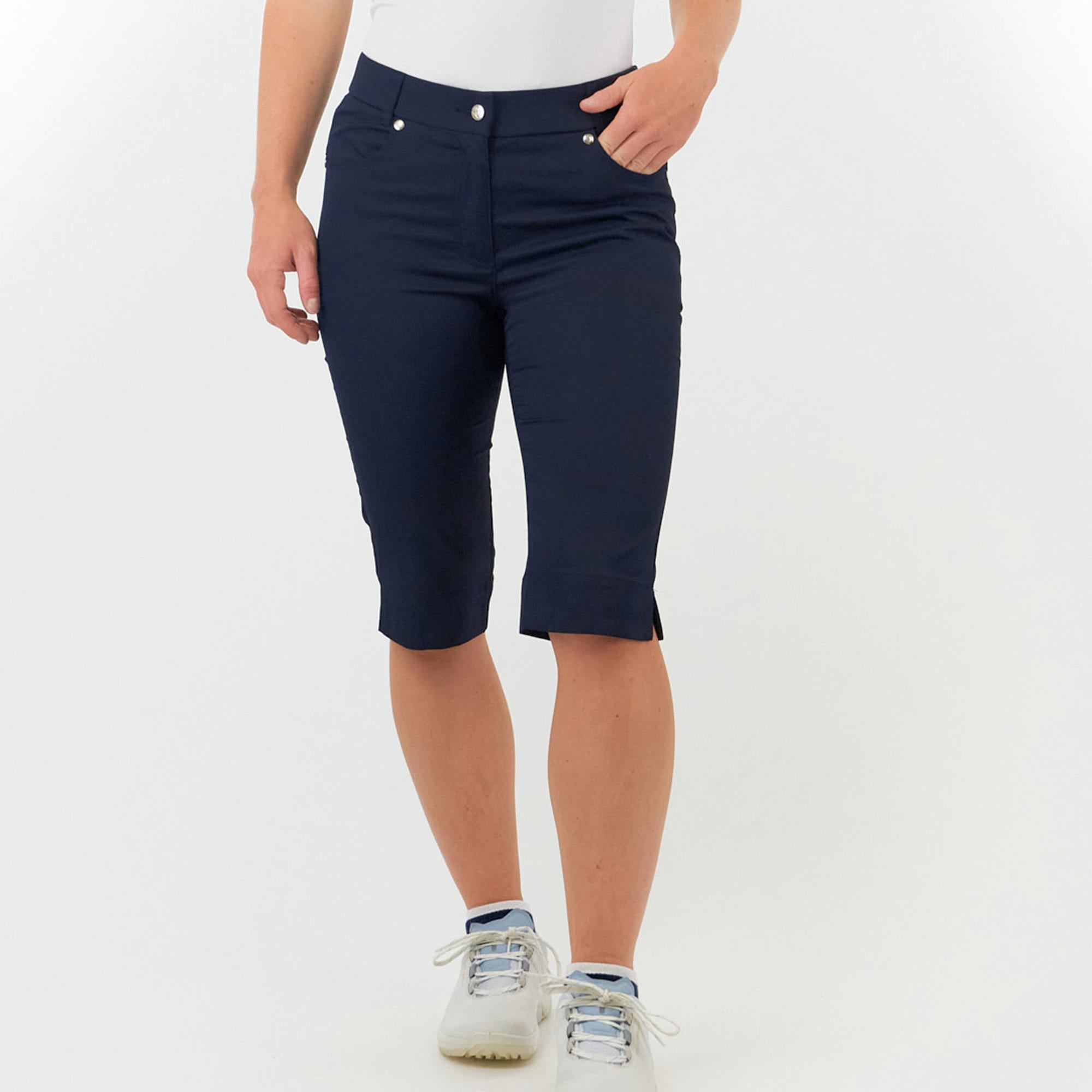Pure Golf Trust2 Ladies Golf Bermuda Shorts Navy 60CM