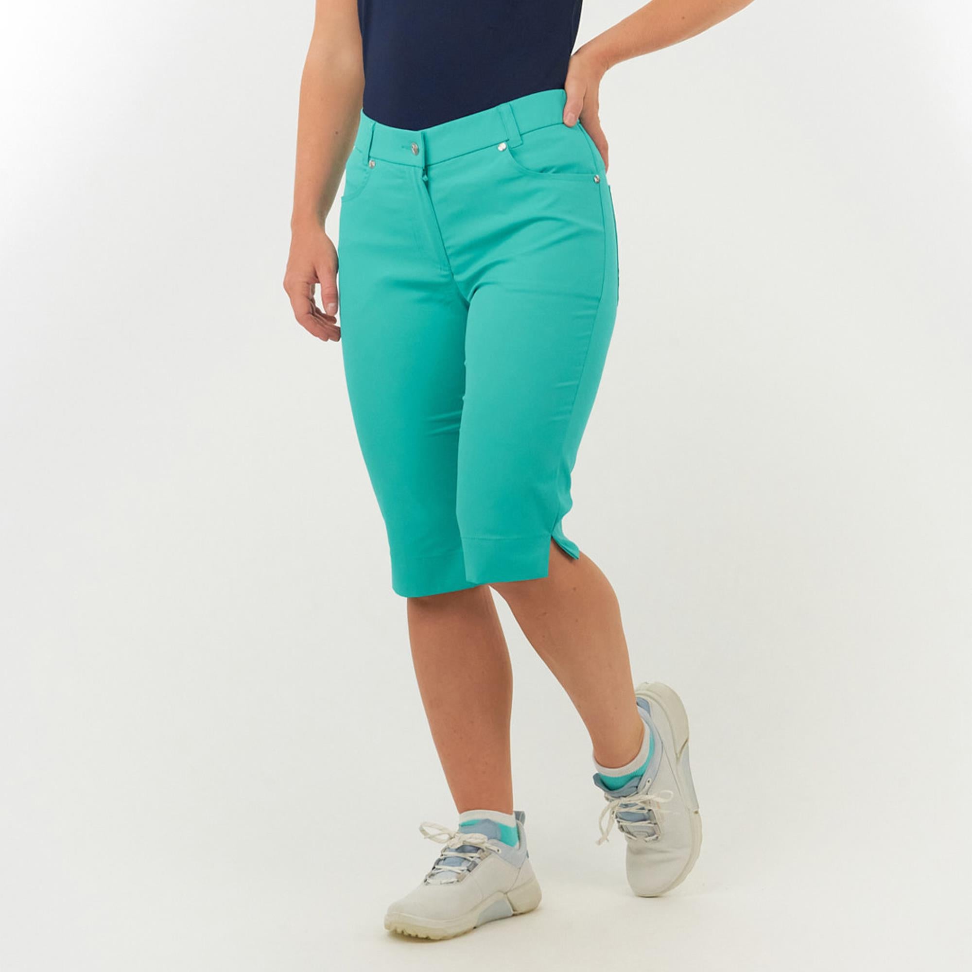 Pure Golf Trust2 Ladies Golf Bermuda Shorts Ocean Blue 60CM