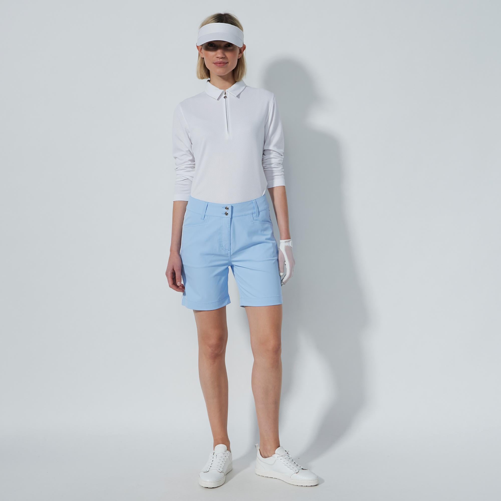 Daily Sports Glam Ladies Golf Shorts Light Blue 45CM