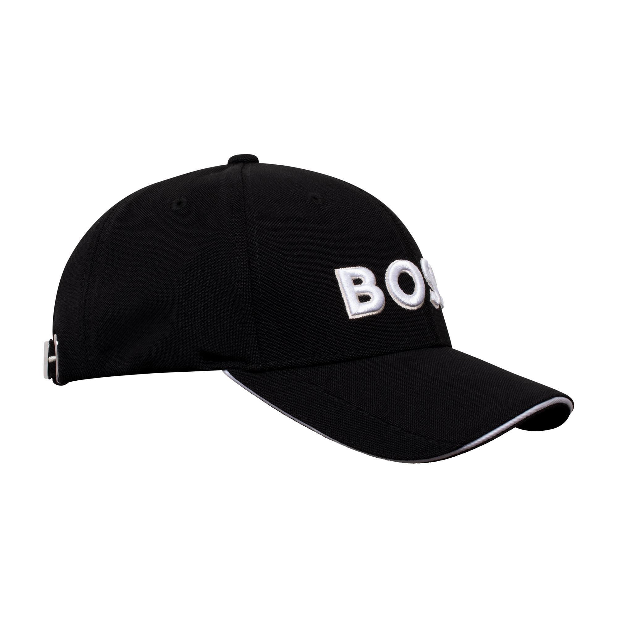 Boss Cap-US-1 Knitted Pique Cap Black