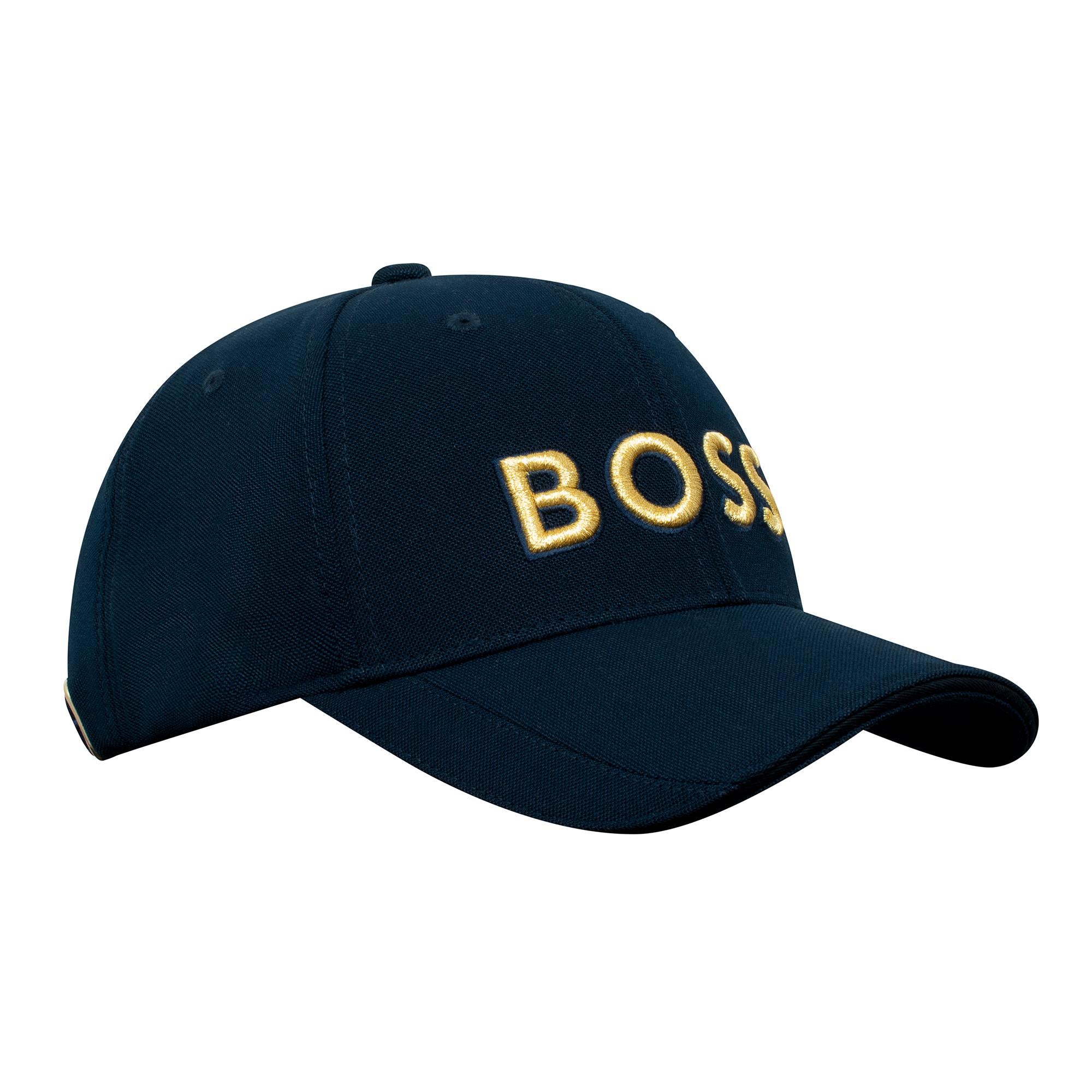 Boss Cap-US-1 Knitted Pique Cap Navy