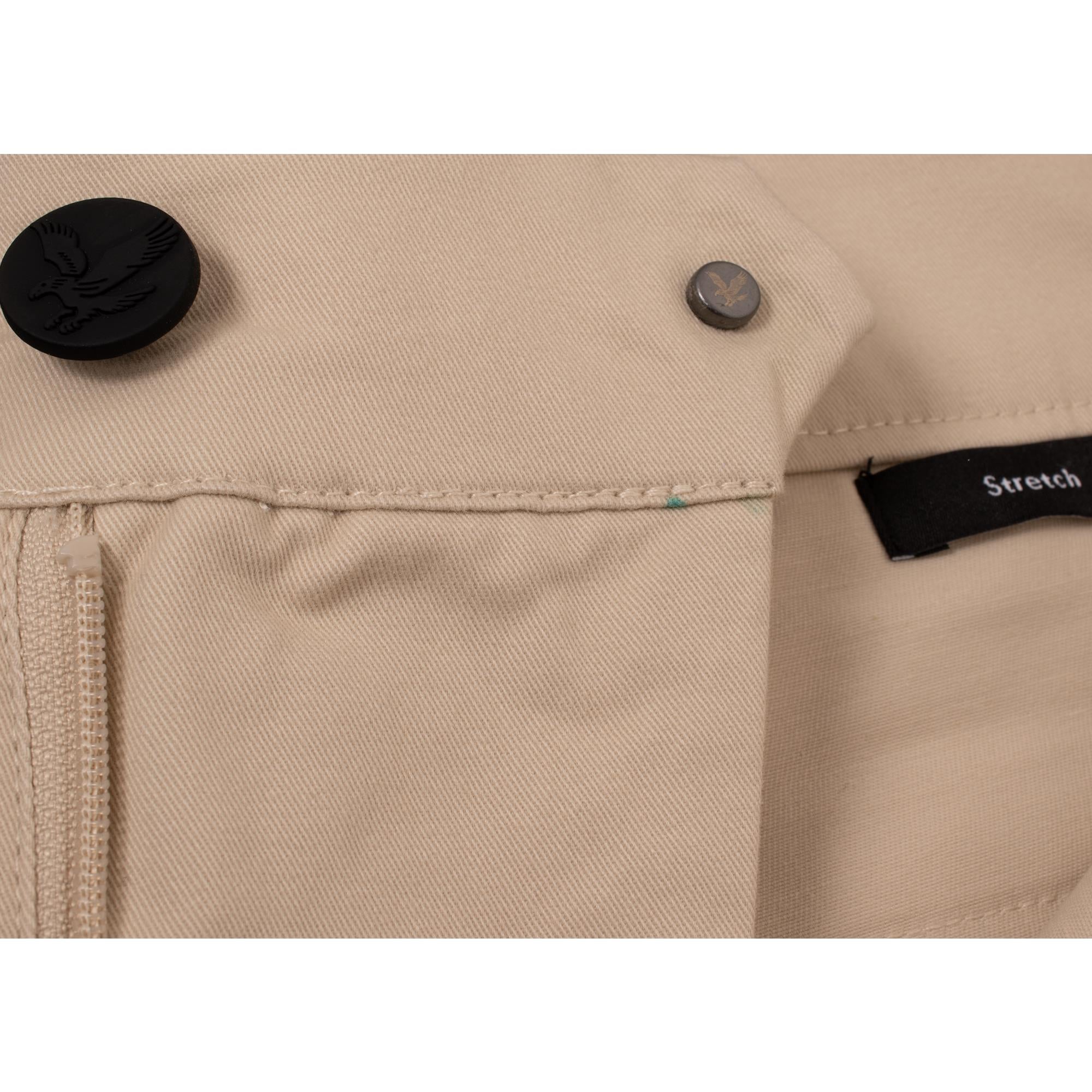 Lyle & Scott Course Stretch Chino Mens Shorts Sesame