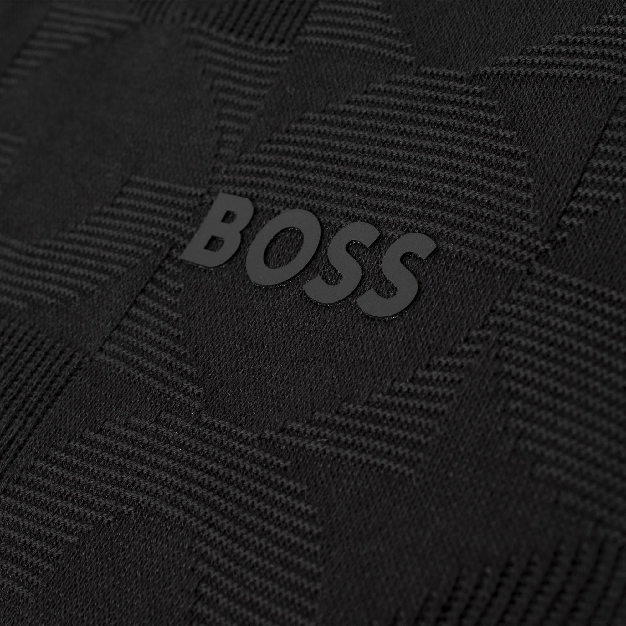 Boss Paddy Pirax Striped C Mens Polo Shirt Black