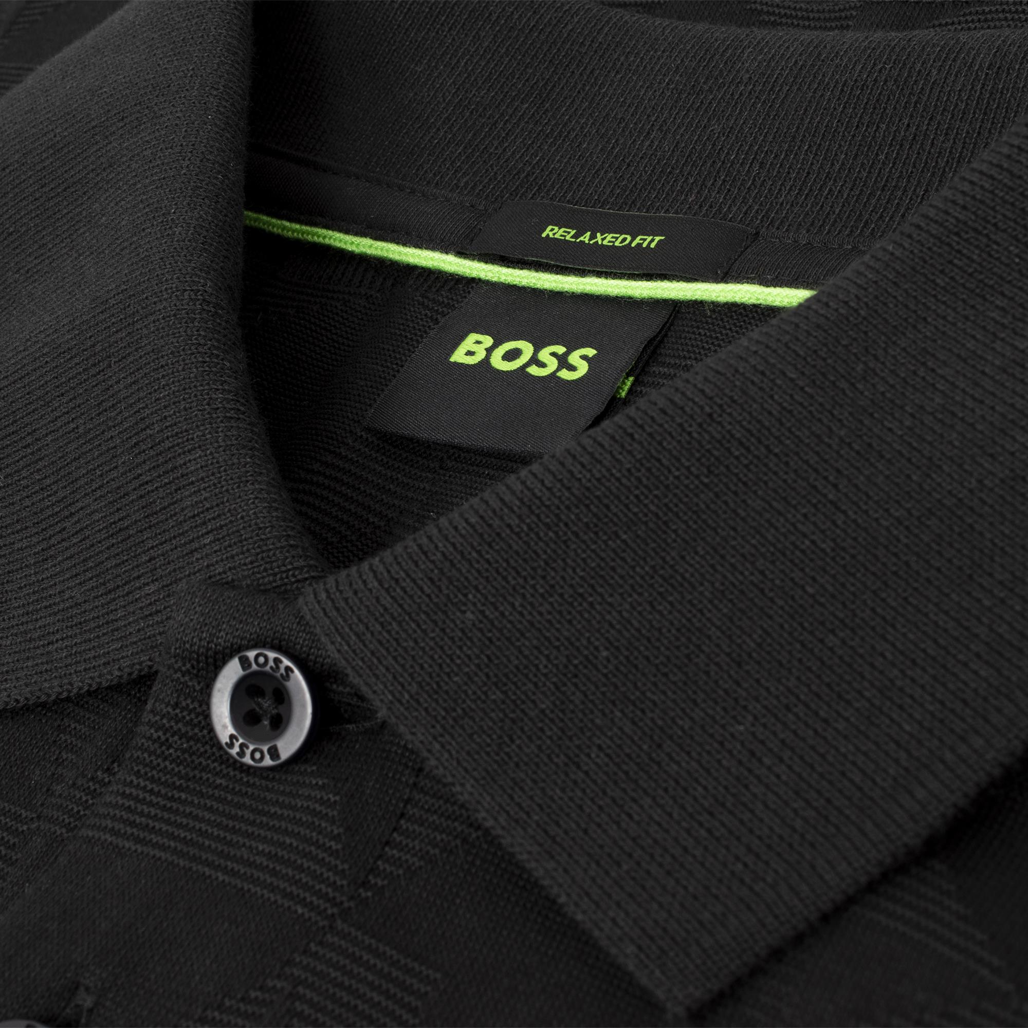 Boss Paddy Pirax Striped C Mens Polo Shirt Black