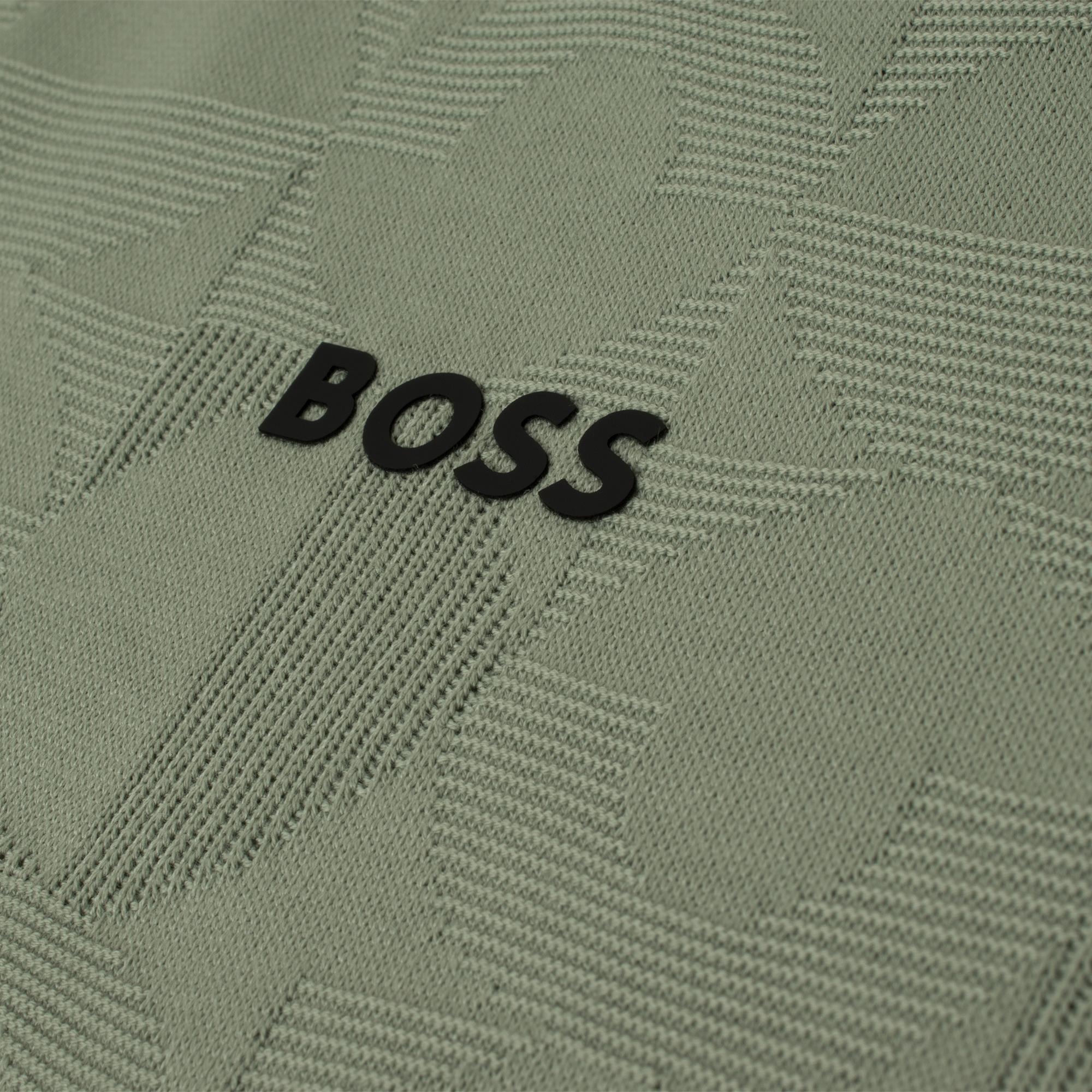 Boss Paddy Pirax Striped C Mens Polo Shirt Open Green