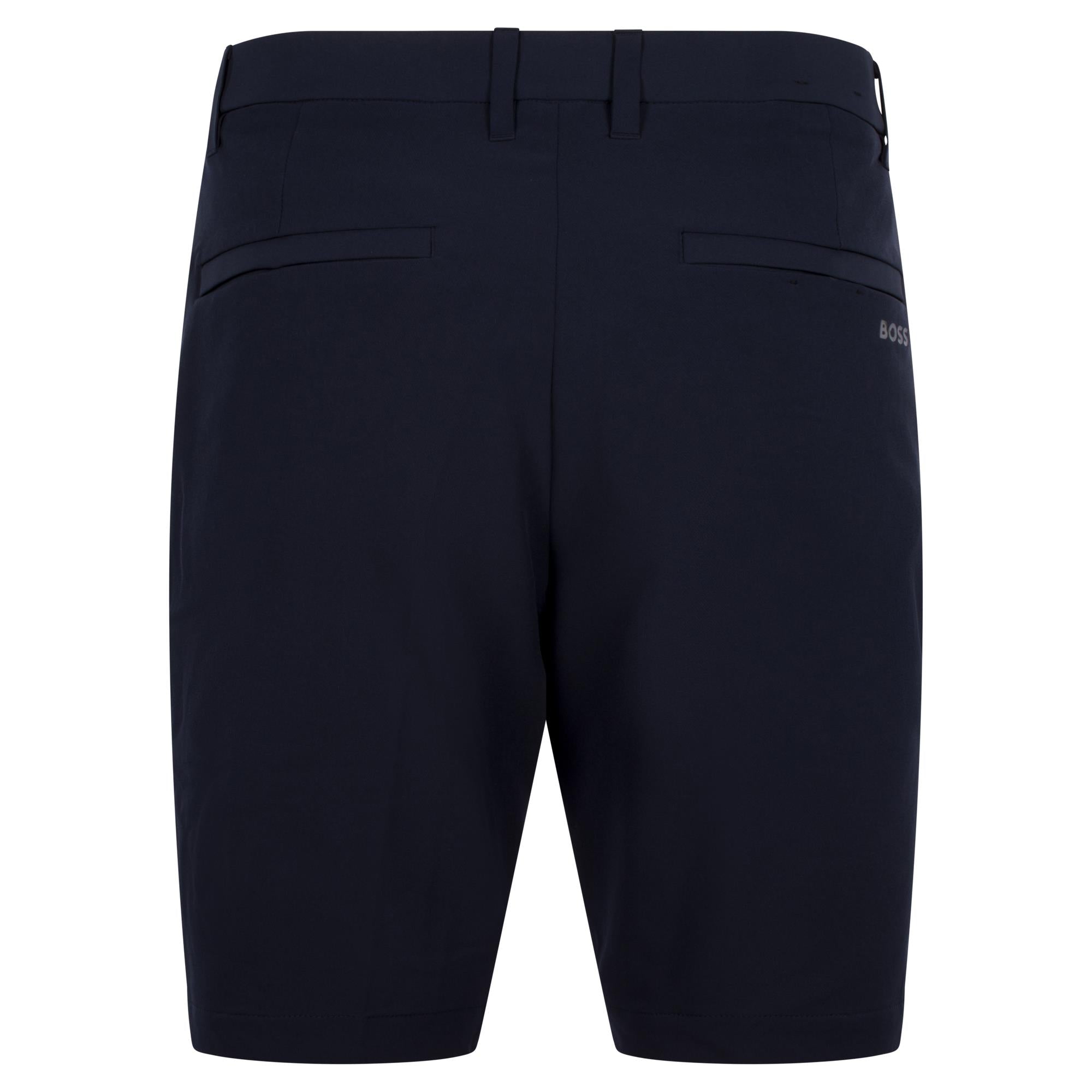 Boss S_Commuter Slim Fit Four Way Stretch Mens Shorts Navy