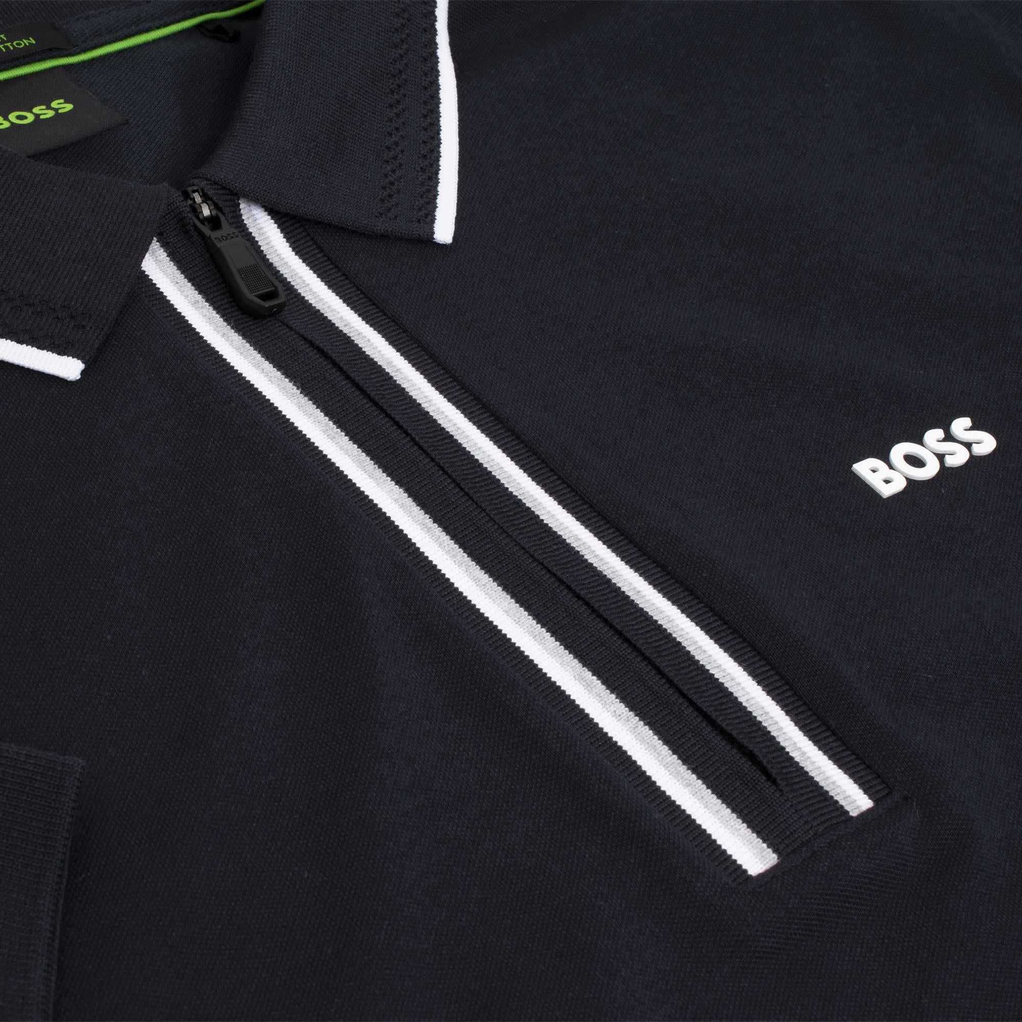 Boss Philix GOC Mens Polo Shirt Dark Blue
