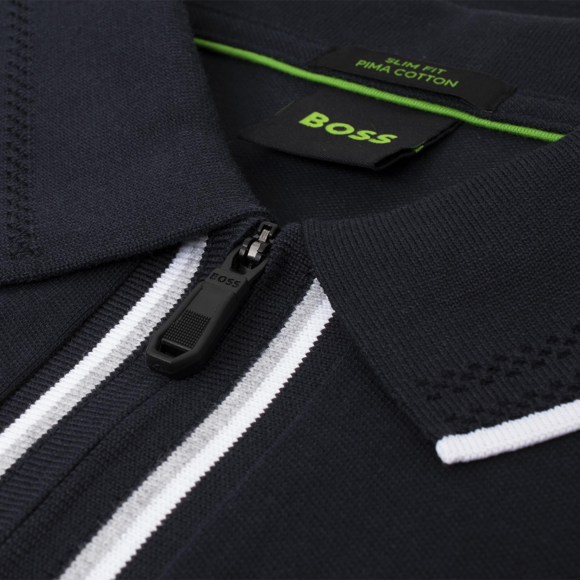 Boss Philix GOC Mens Polo Shirt Dark Blue