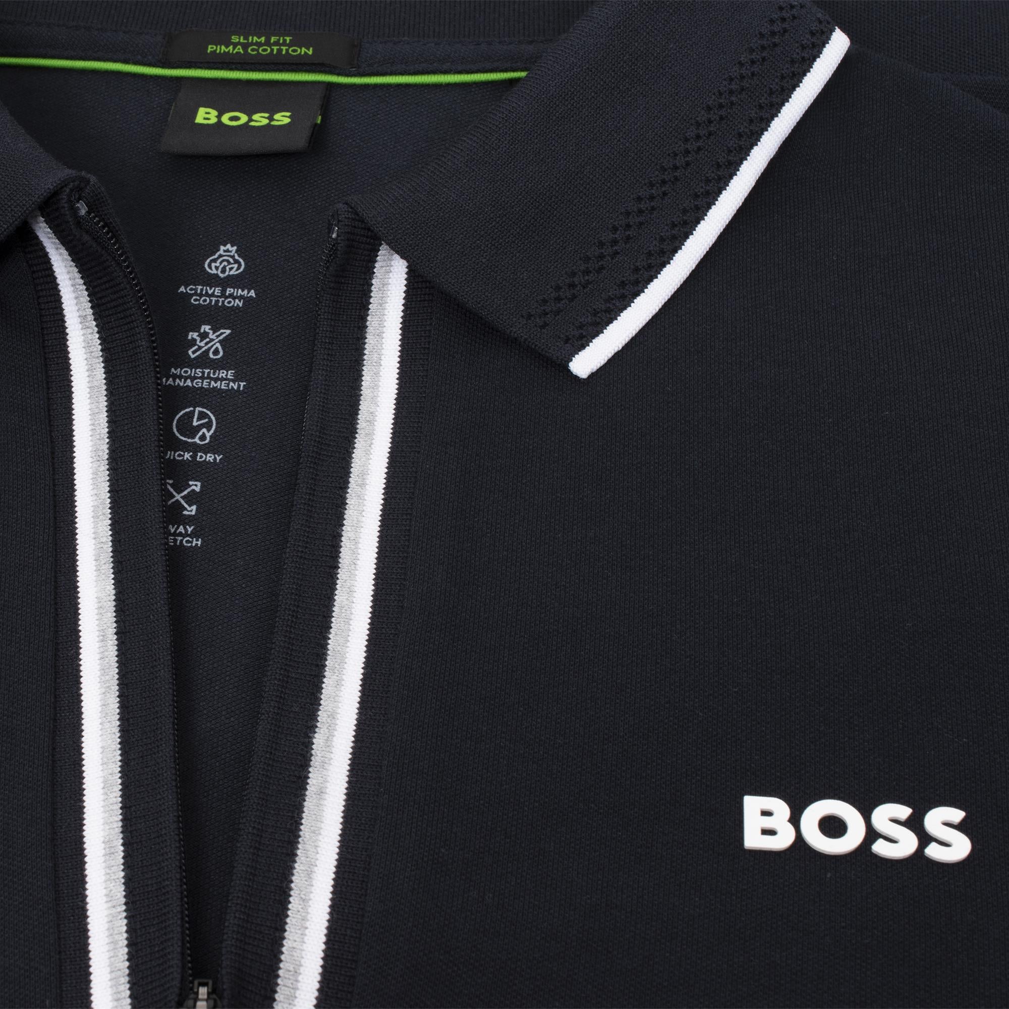 Boss Philix GOC Mens Polo Shirt Dark Blue