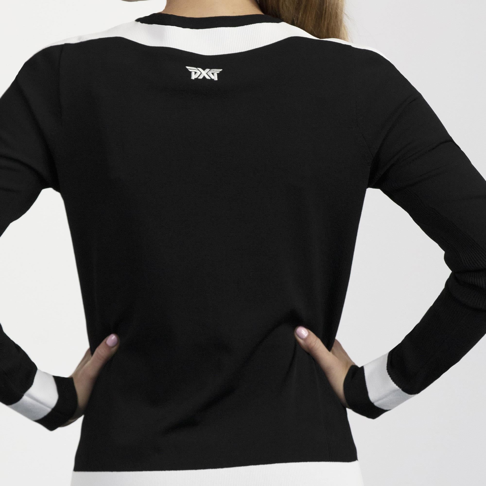 PXG Boat Neck Ladies Golf Sweater Black