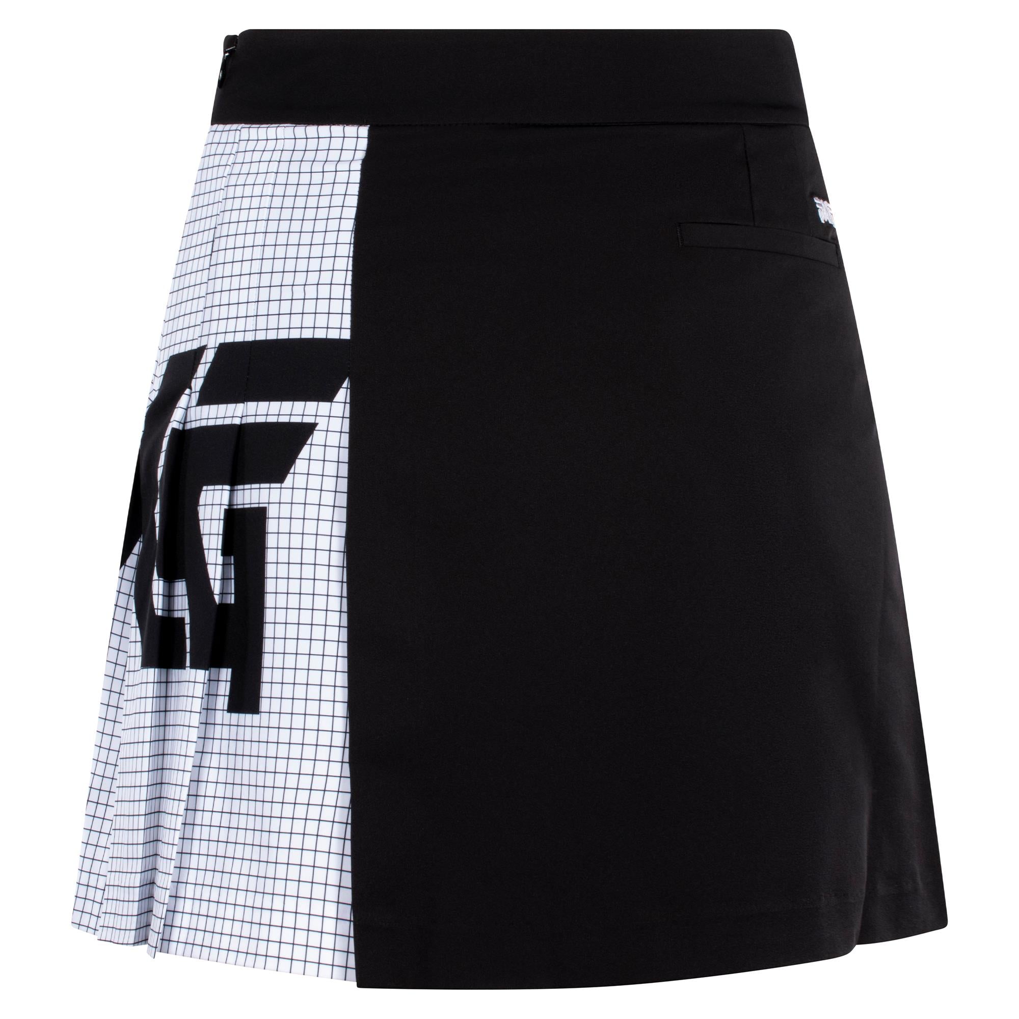 PXG Big Logo Pleated Ladies Golf Skirt Black