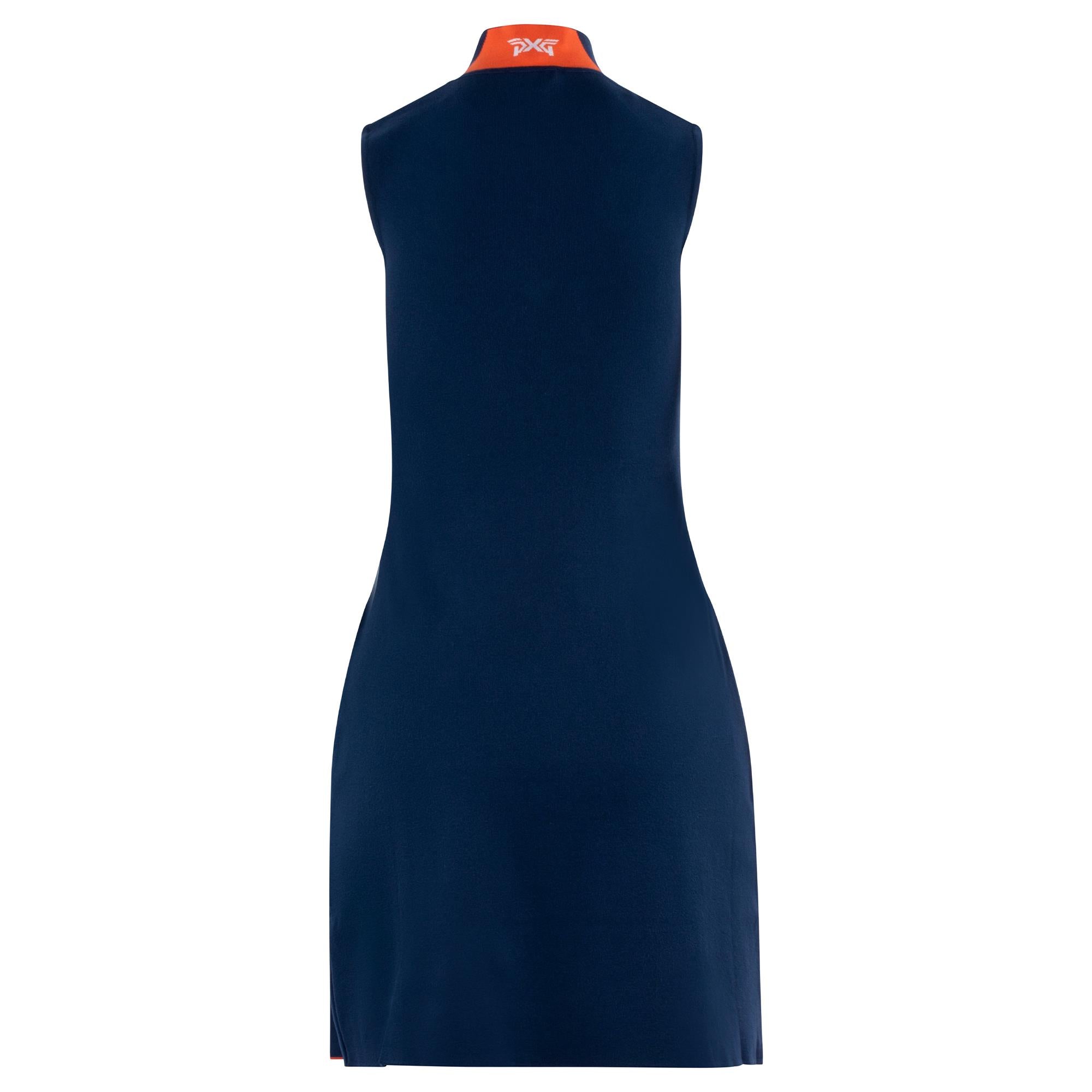 PXG Pleated Ladies Golf Dress Navy