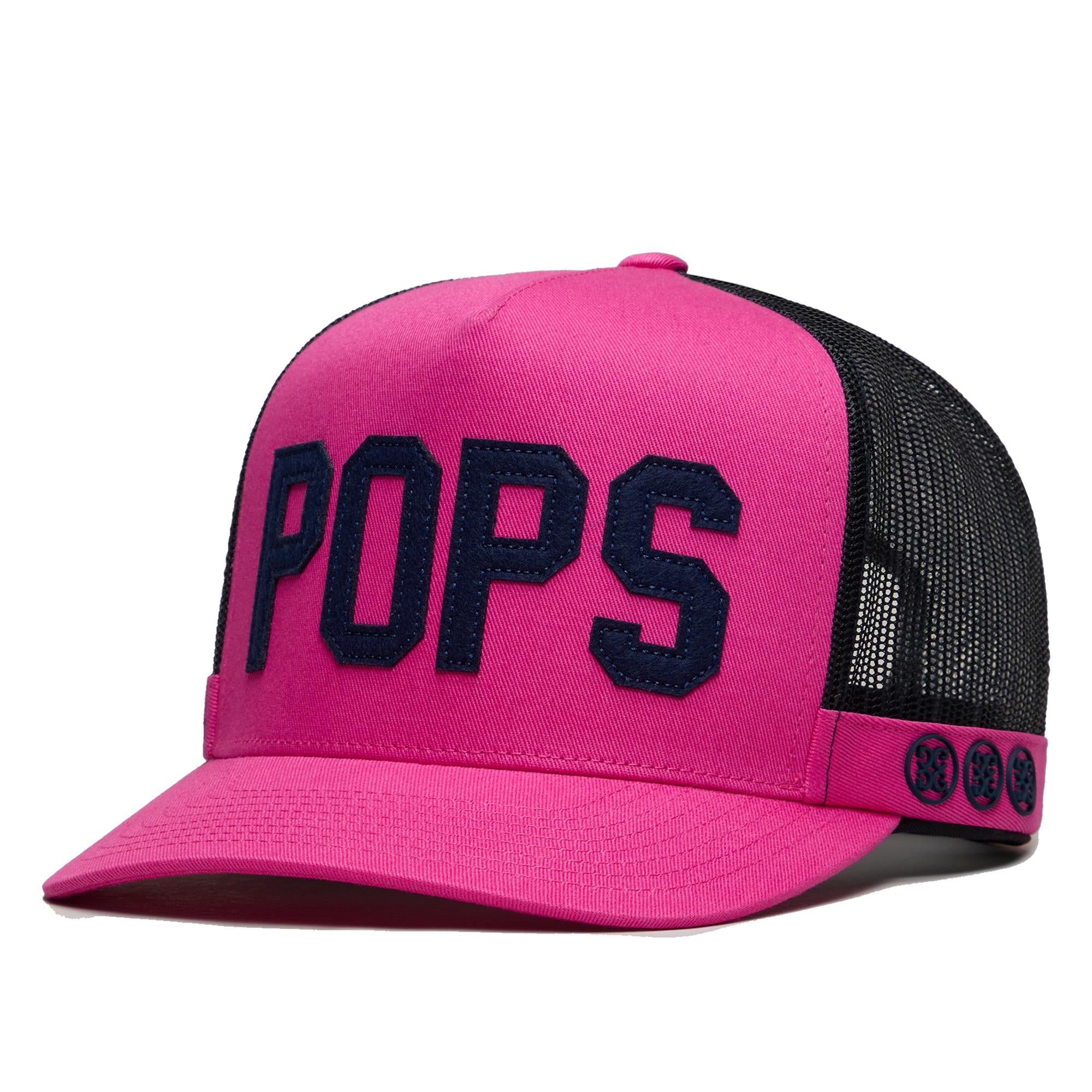 G/FORE Limited Release Pops Trucker Cap Knockout Pink/Twilight