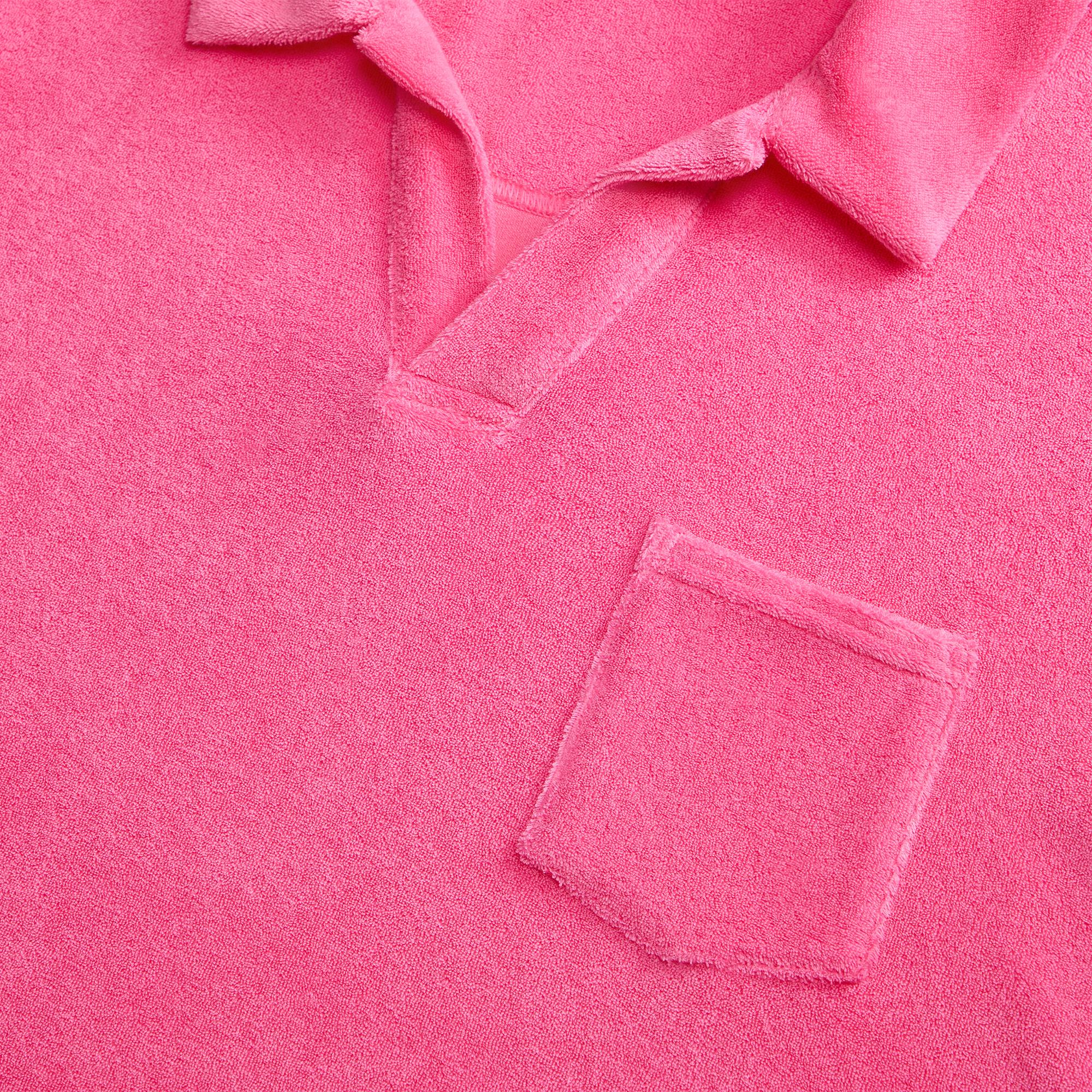 G/FORE Limited Edition French Terry Mens Polo Knockout Pink