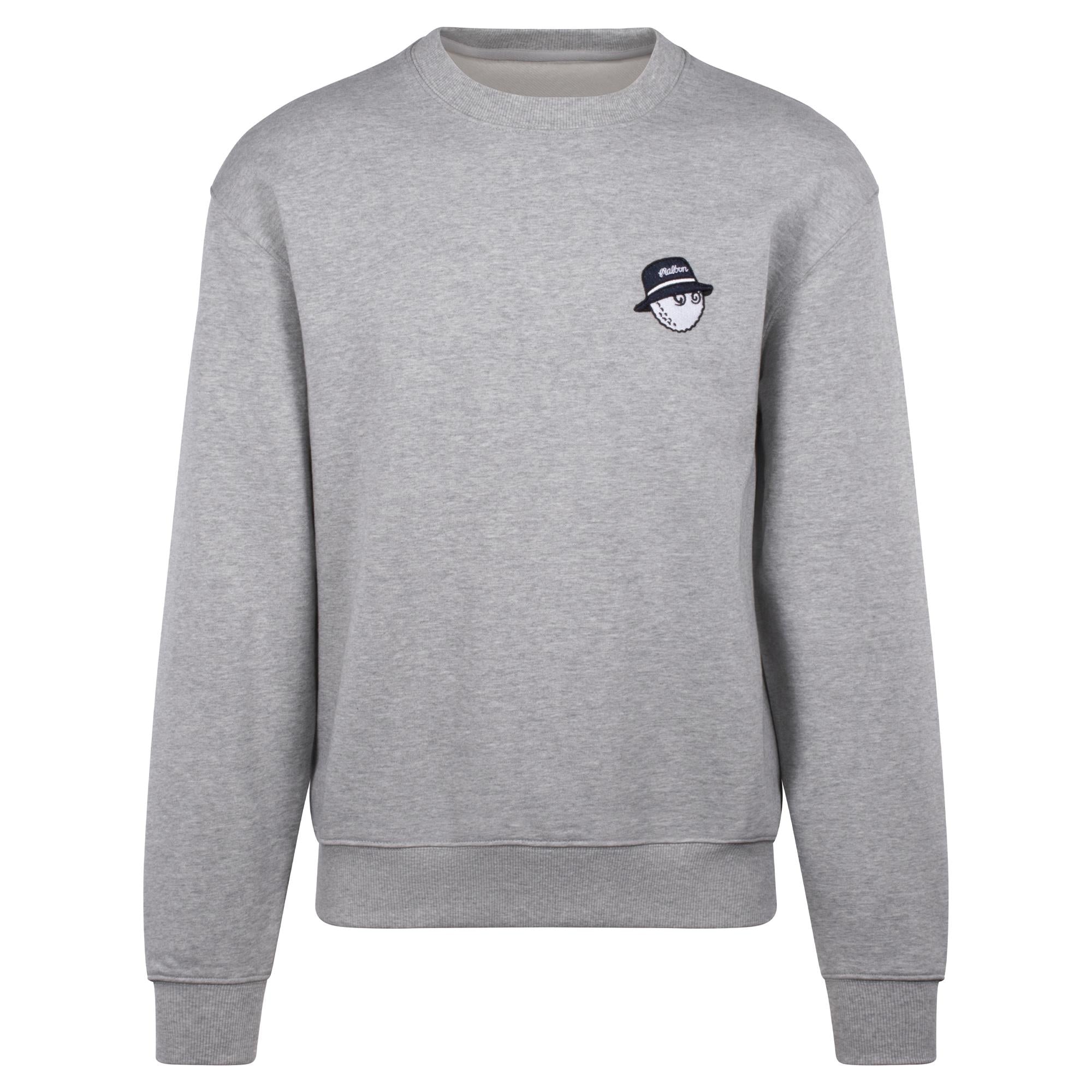 Malbon Golf Cooper Bucket G.D Crewneck Sweatshirt Heather