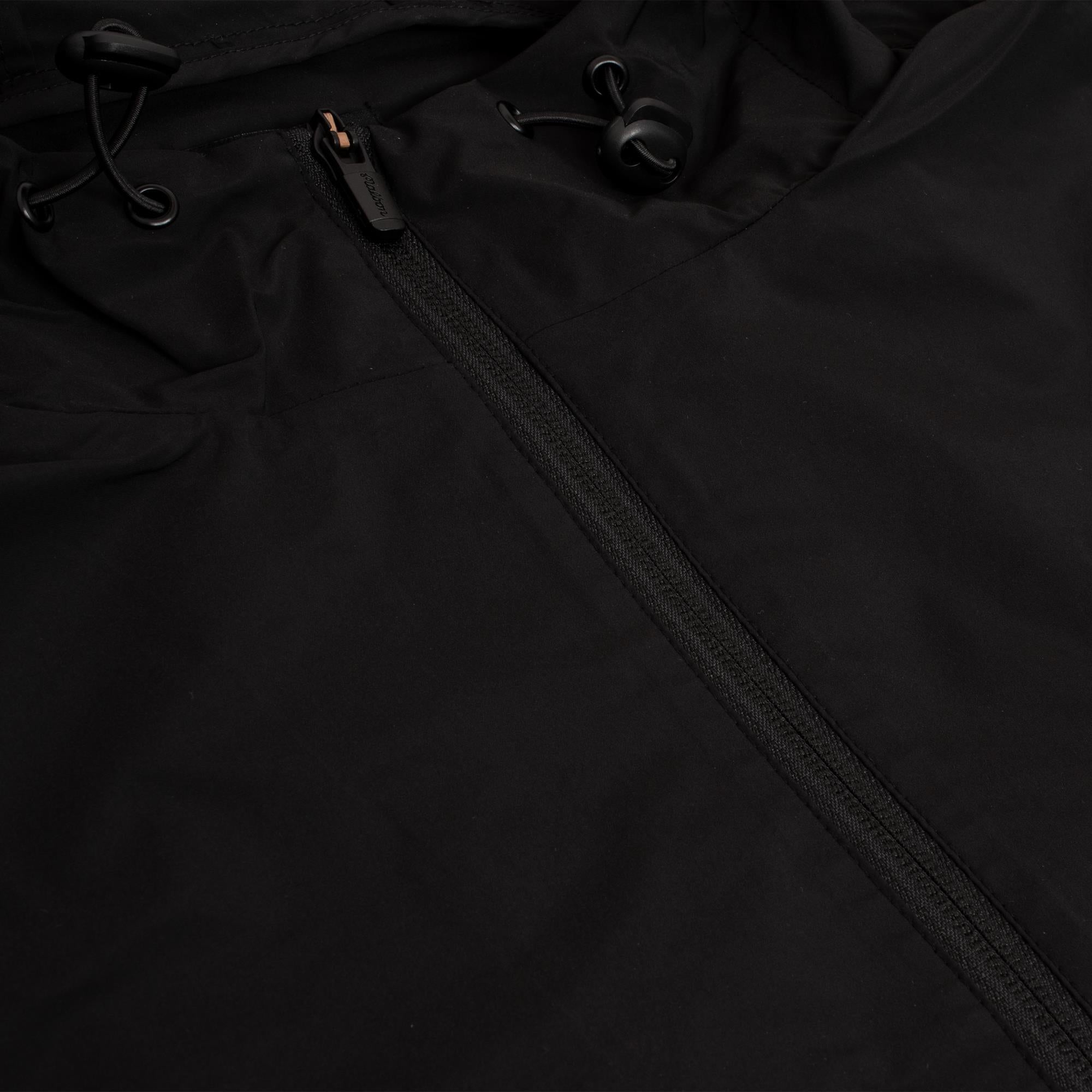 Malbon Golf Cooper Bucket Nylon Anorak Golf Jacket Black