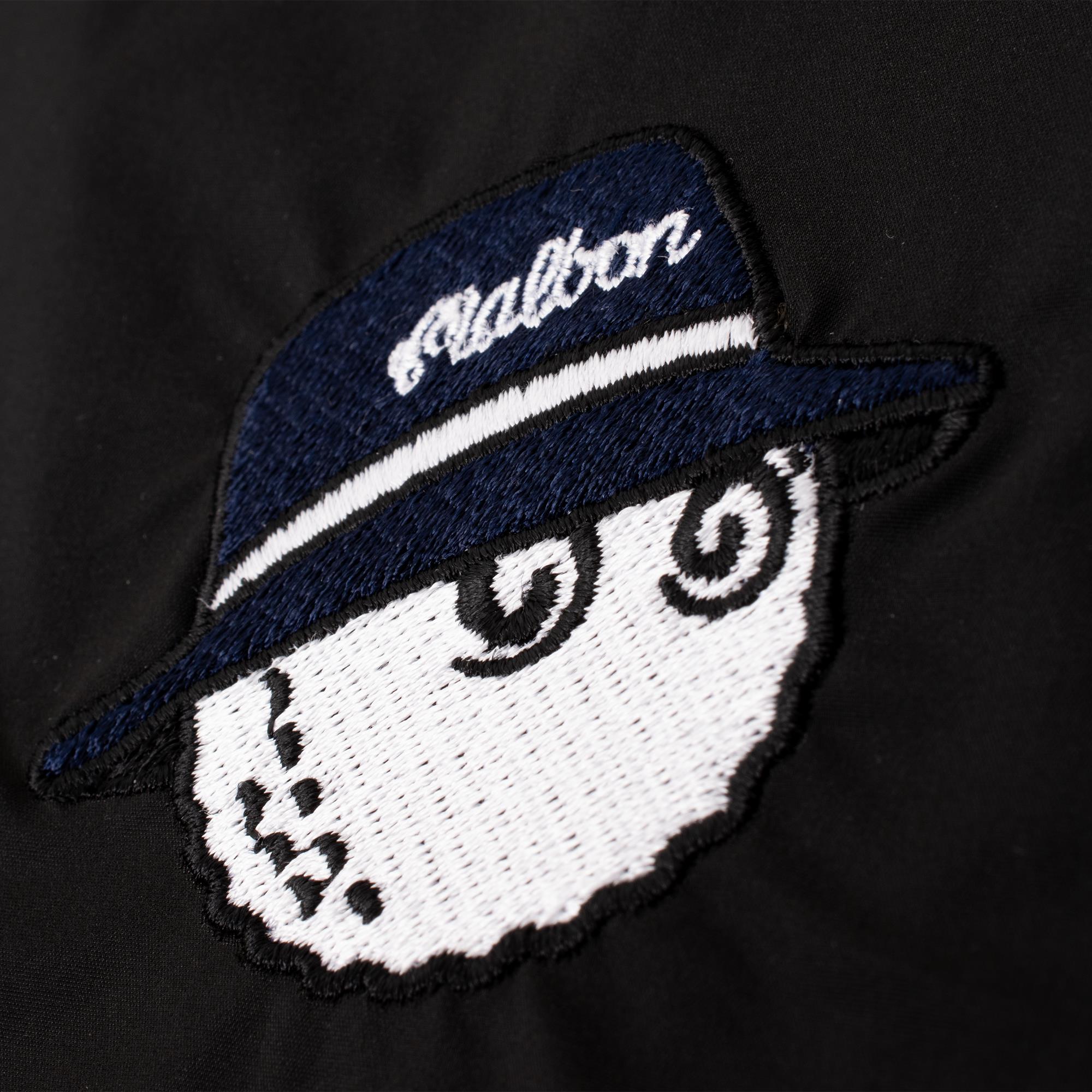 Malbon Golf Cooper Bucket Nylon Anorak Golf Jacket Black