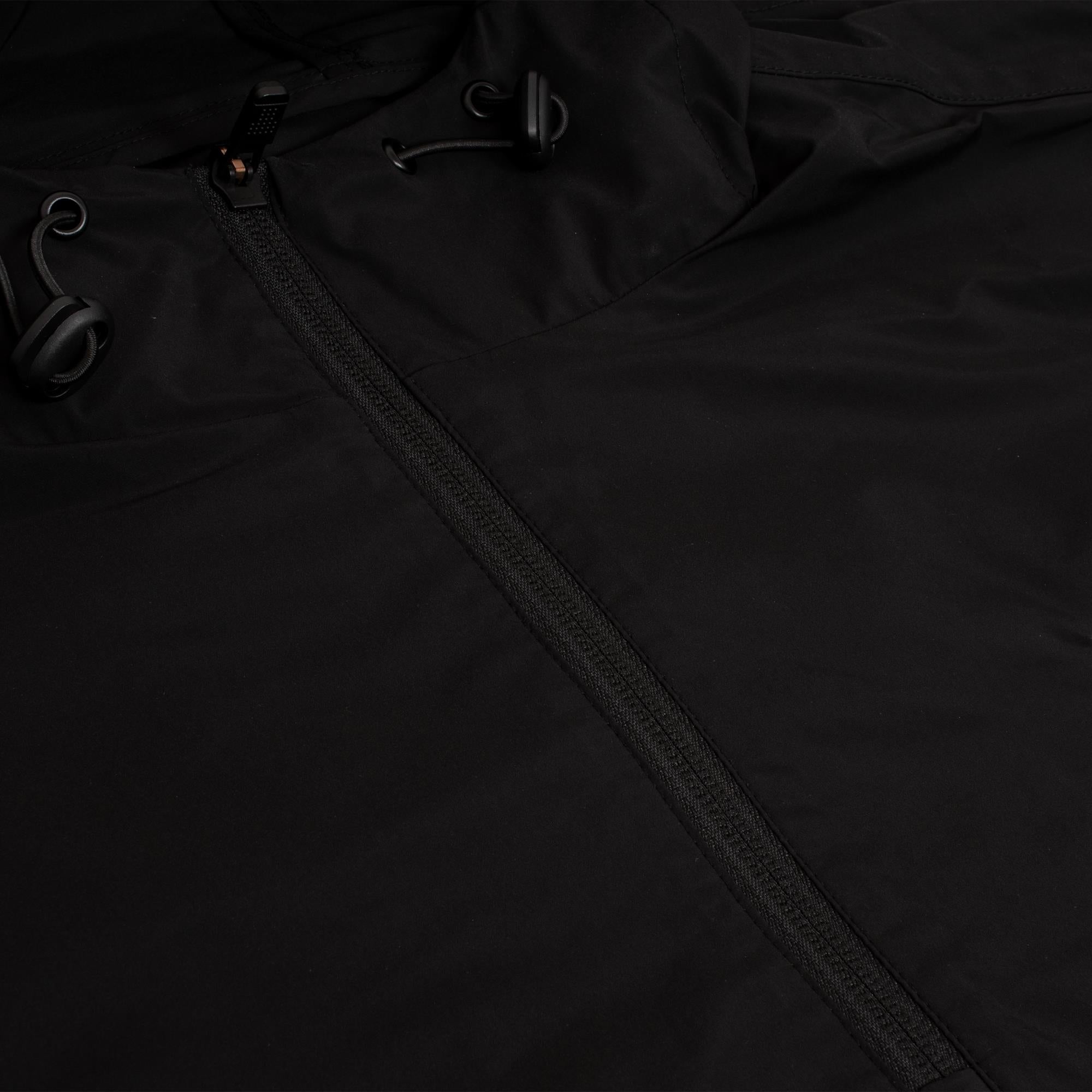 Malbon Golf M Script Nylon Anorak Golf Jacket Black