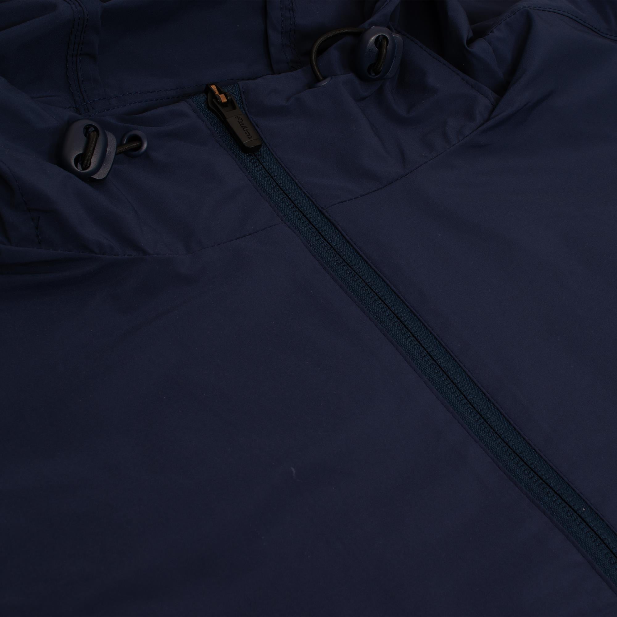 Malbon Golf M Script Nylon Anorak Golf Jacket Navy