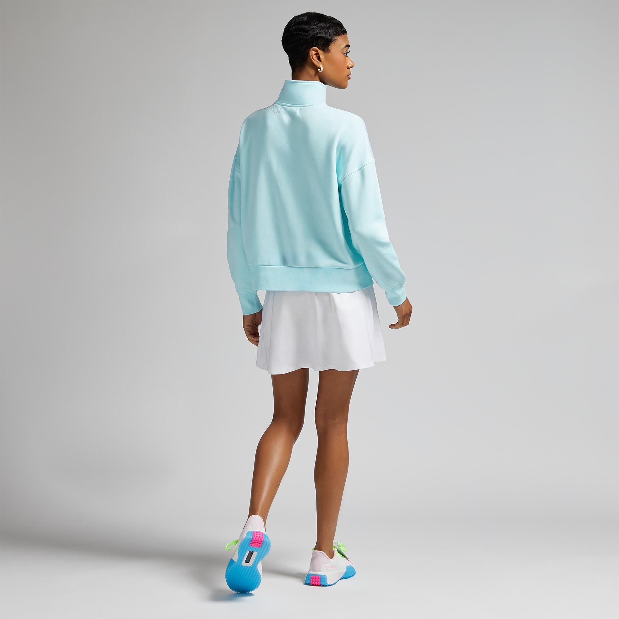 G/FORE Pray French Terry Gradient Heart Boxy Ladies Pullover Daybreak