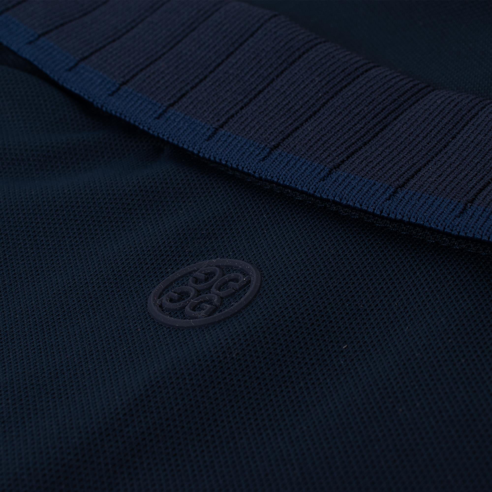 G/FORE Pleated Rib Collar Gradient Heart Ladies Sleeveless Golf Polo Twilight