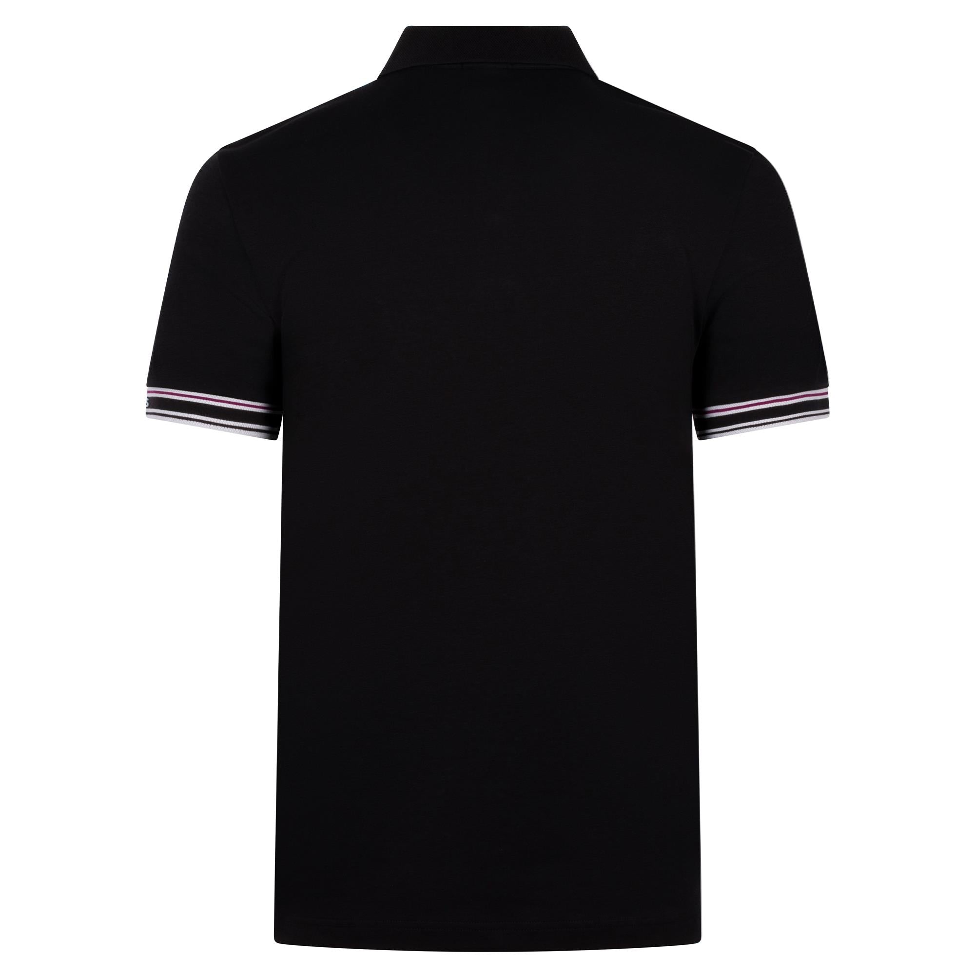 Boss Polo Zone Mens Polo Shirt Black