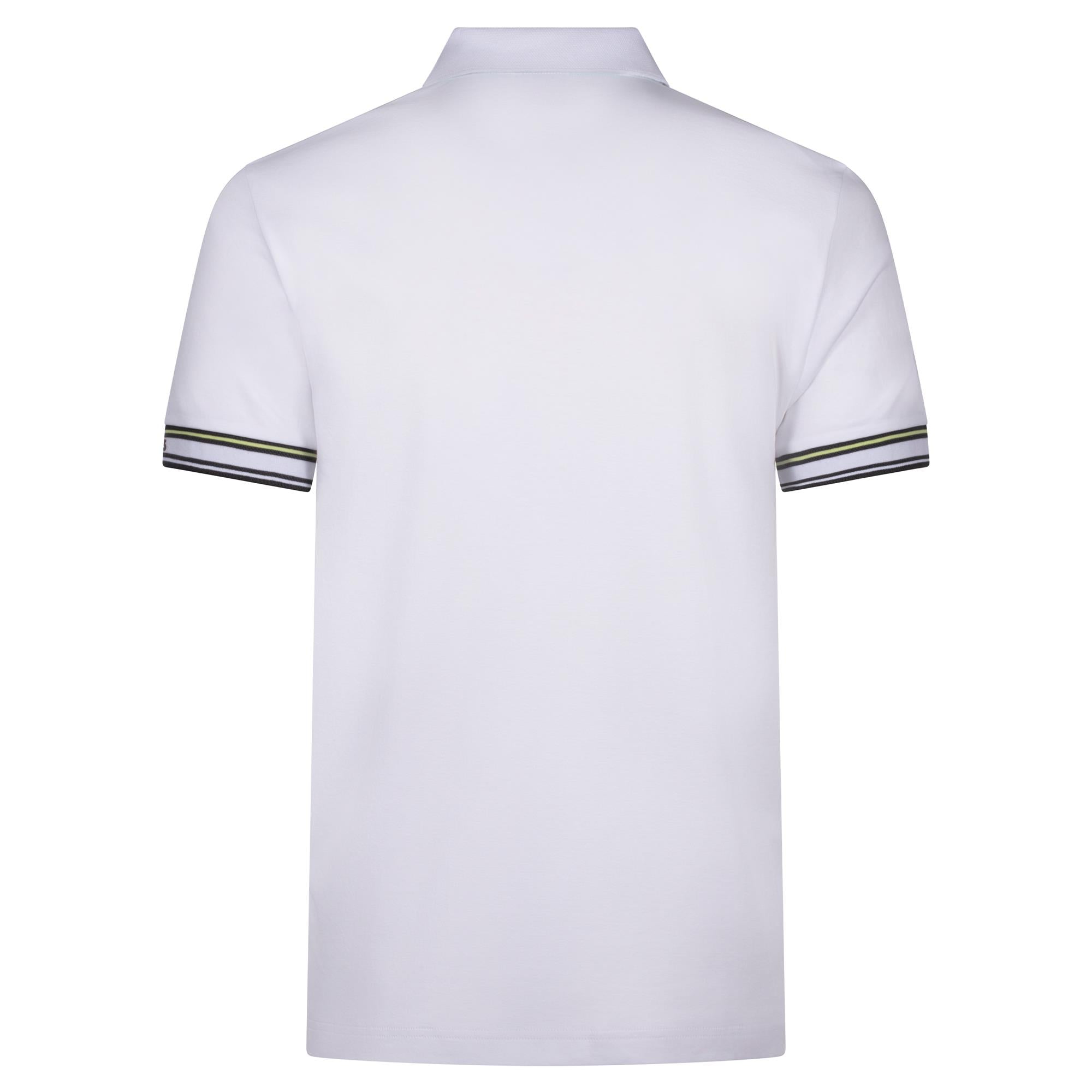 Boss Polo Zone Mens Polo Shirt White