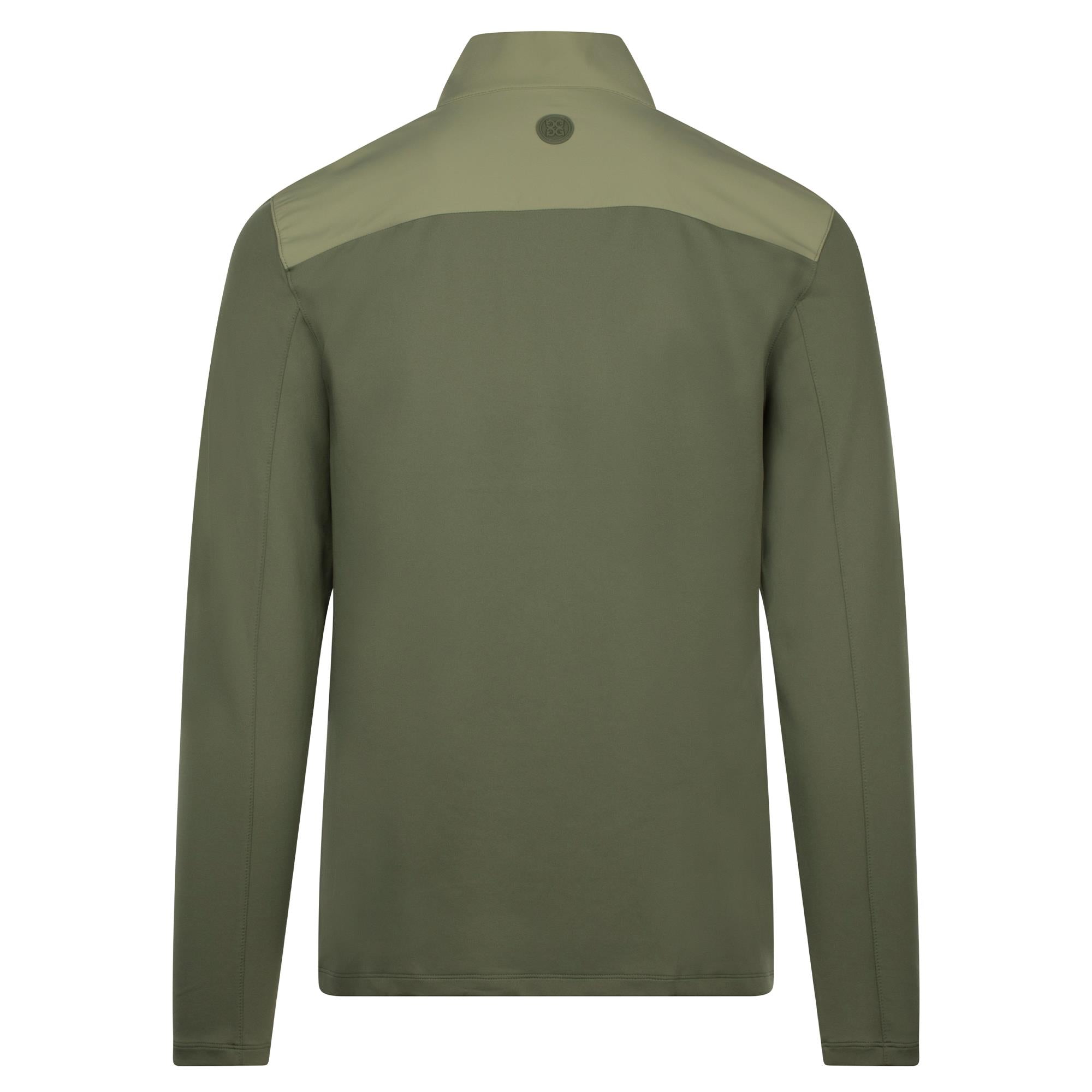 G/FORE Double Brushed Knit Quarter Zip Mens Golf Mid Layer Isle