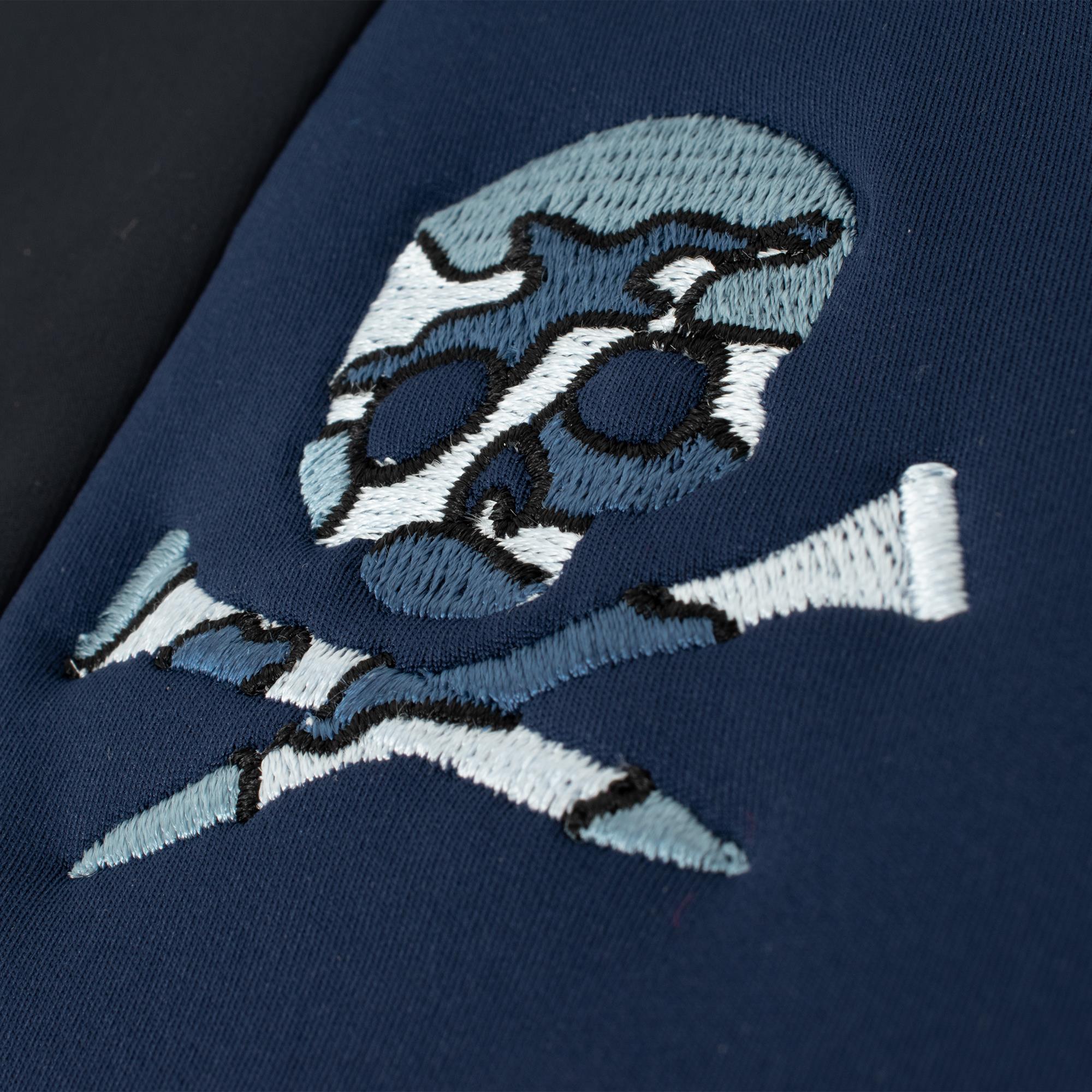 G/FORE Double Brushed Knit Quarter Zip Mens Golf Mid Layer Twilight