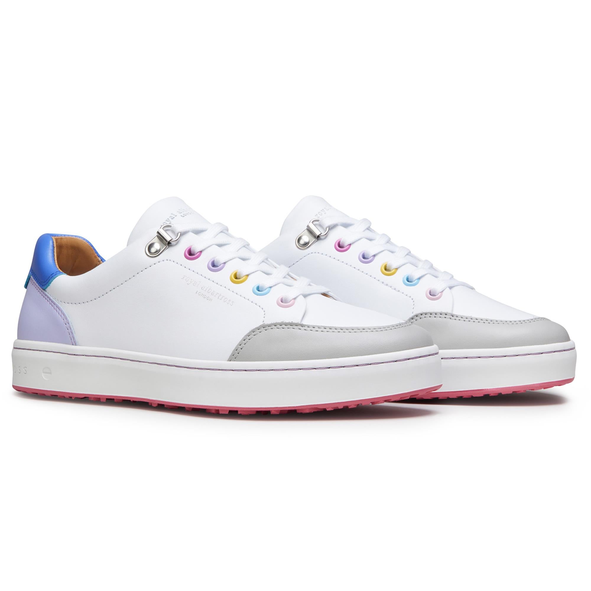 Royal Albartross Fieldfox Ladies Spikeless Golf Shoe Dream White/Lavender