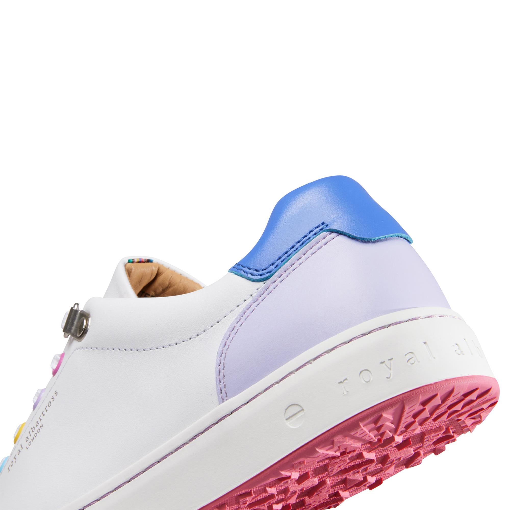 Royal Albartross Fieldfox Ladies Spikeless Golf Shoe Dream White/Lavender