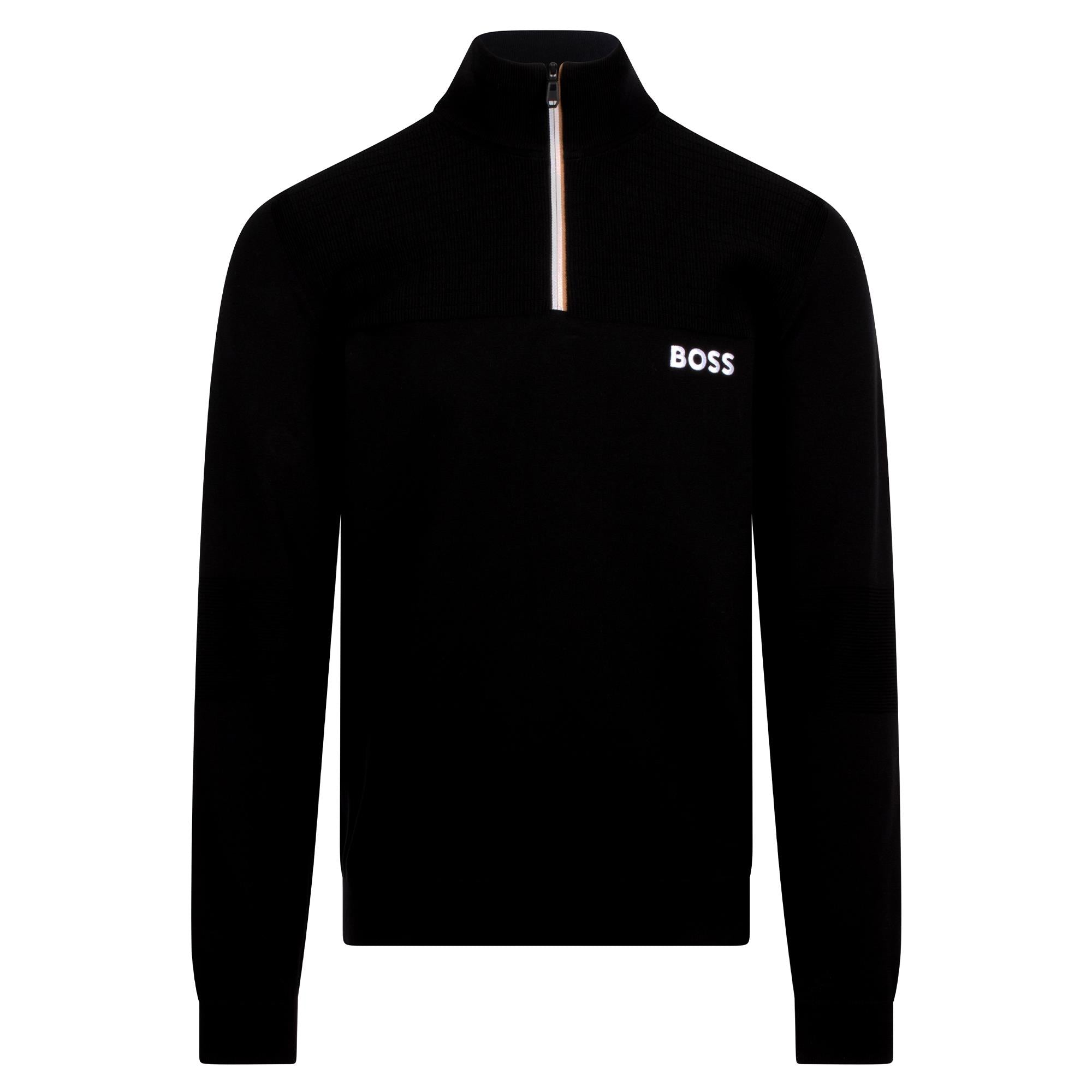 Boss K_Hydro QZ-1 Mens Sweater Black