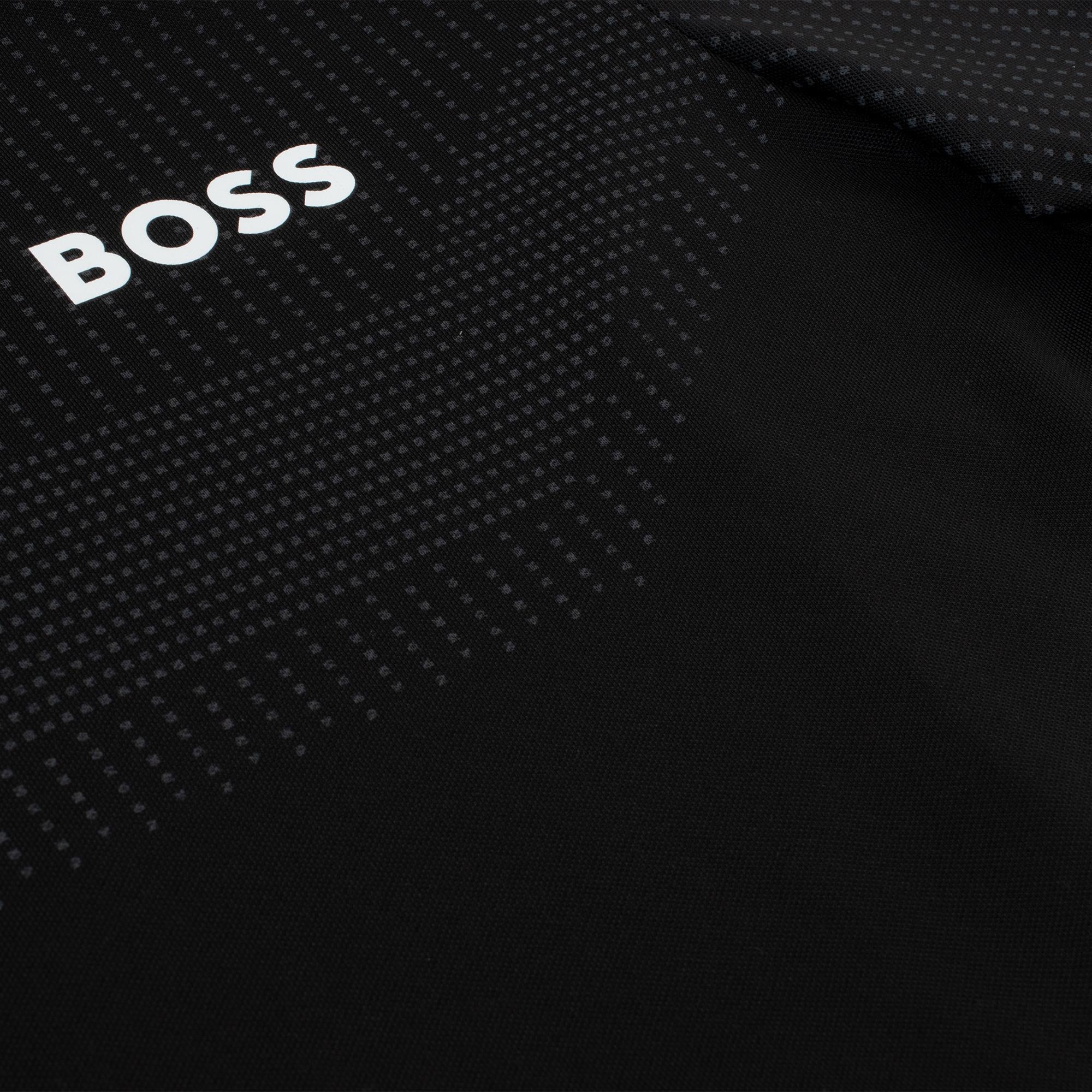 Boss Paule Toc Mens Polo Shirt Black