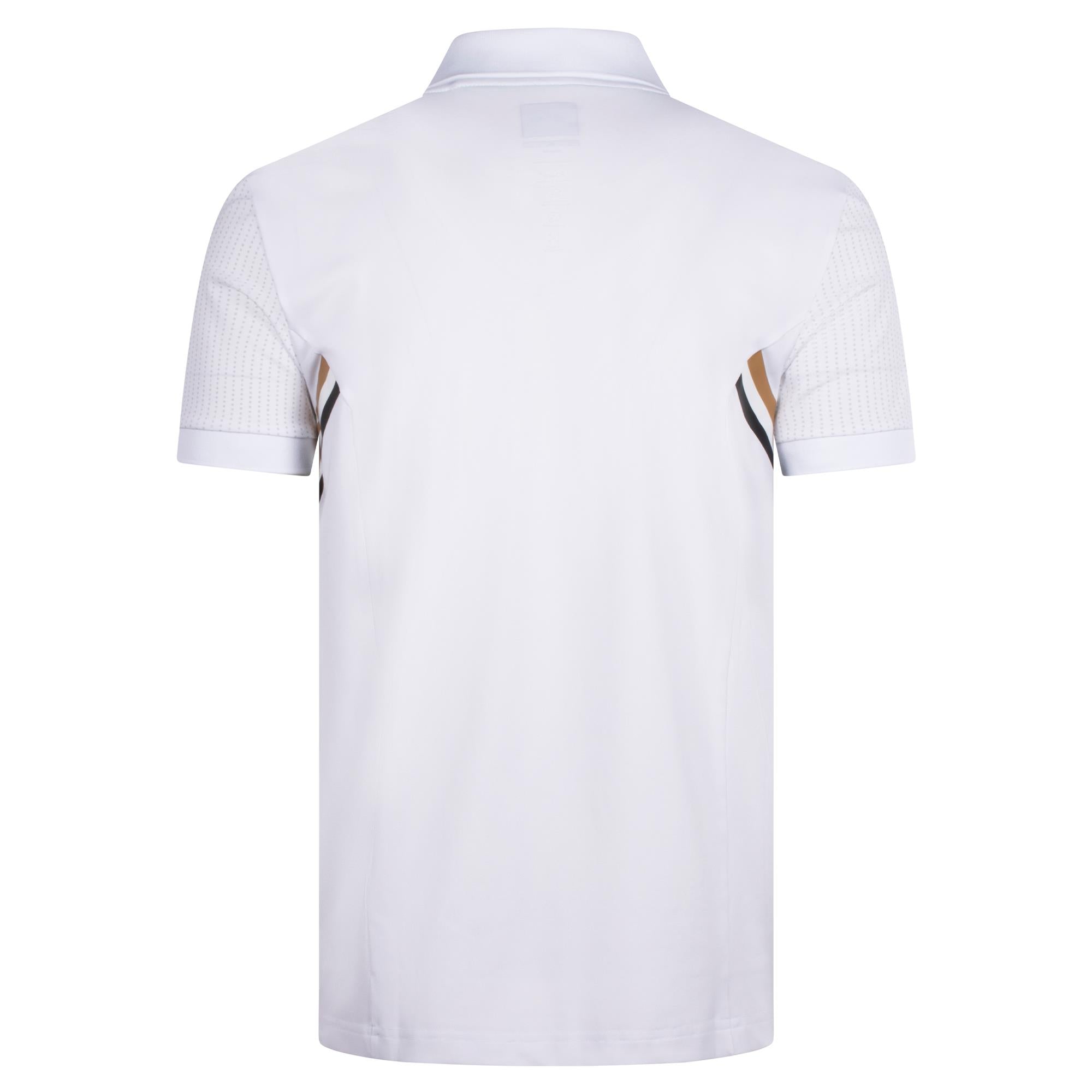 Boss Paule Toc Mens Polo Shirt White