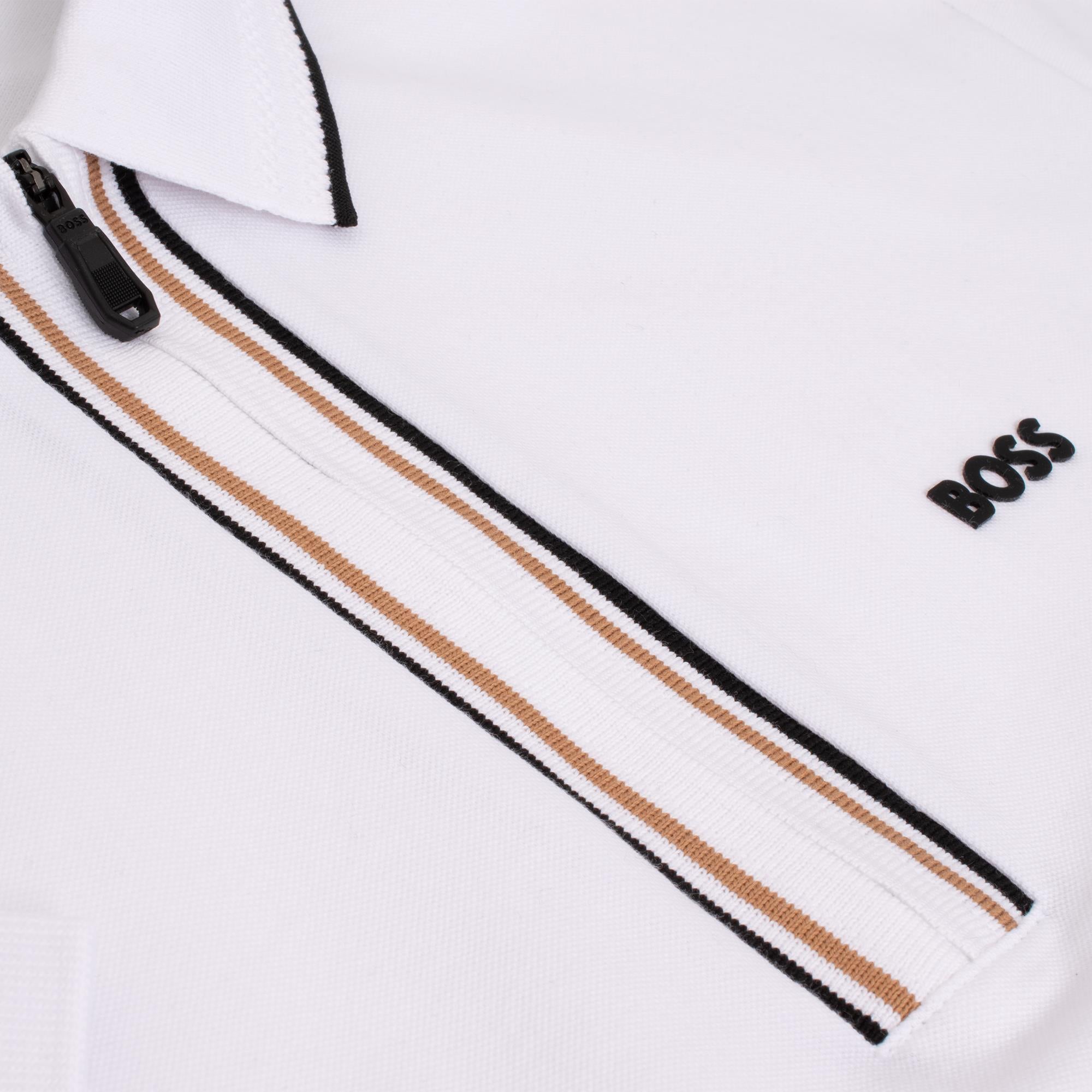 Boss Philix GOC Mens Polo Shirt White