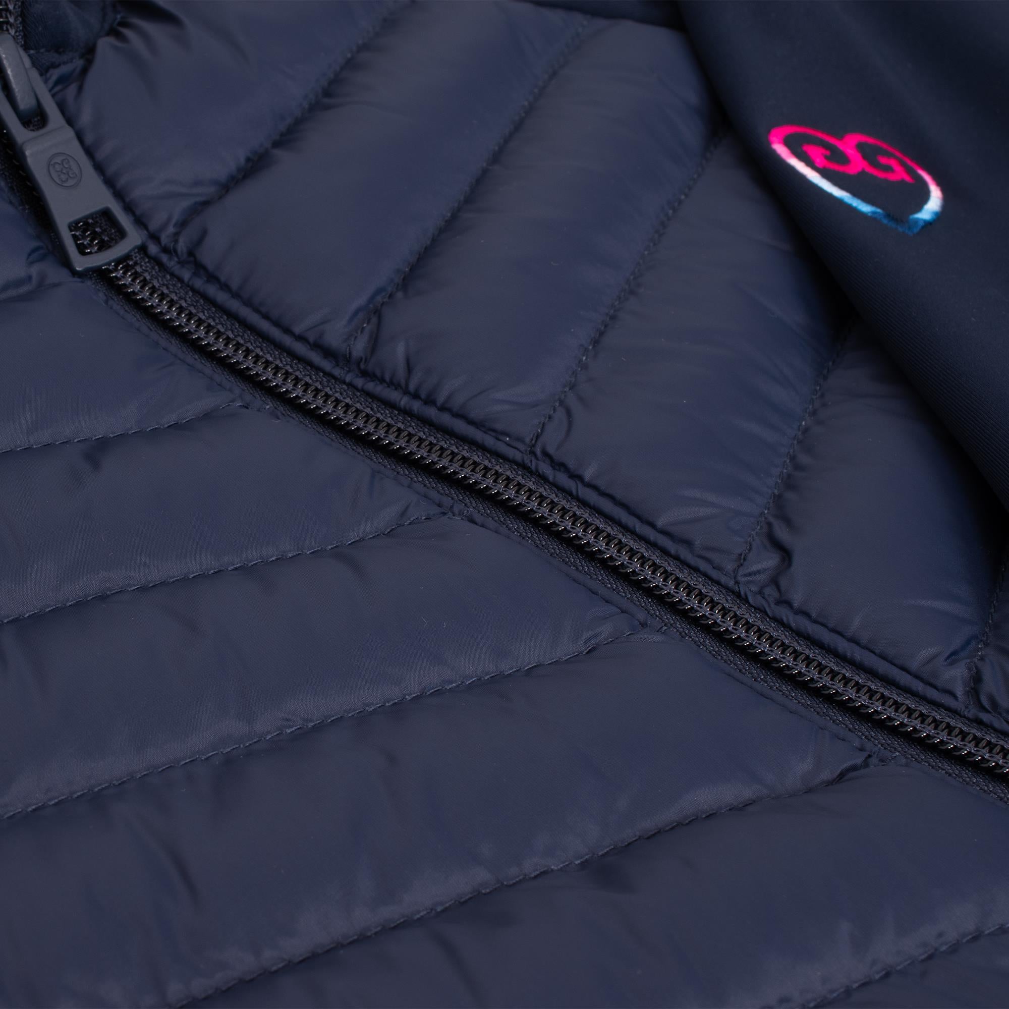 G/FORE Carroll Hybrid Gradient Heart Ladies Golf Jacket Twilight