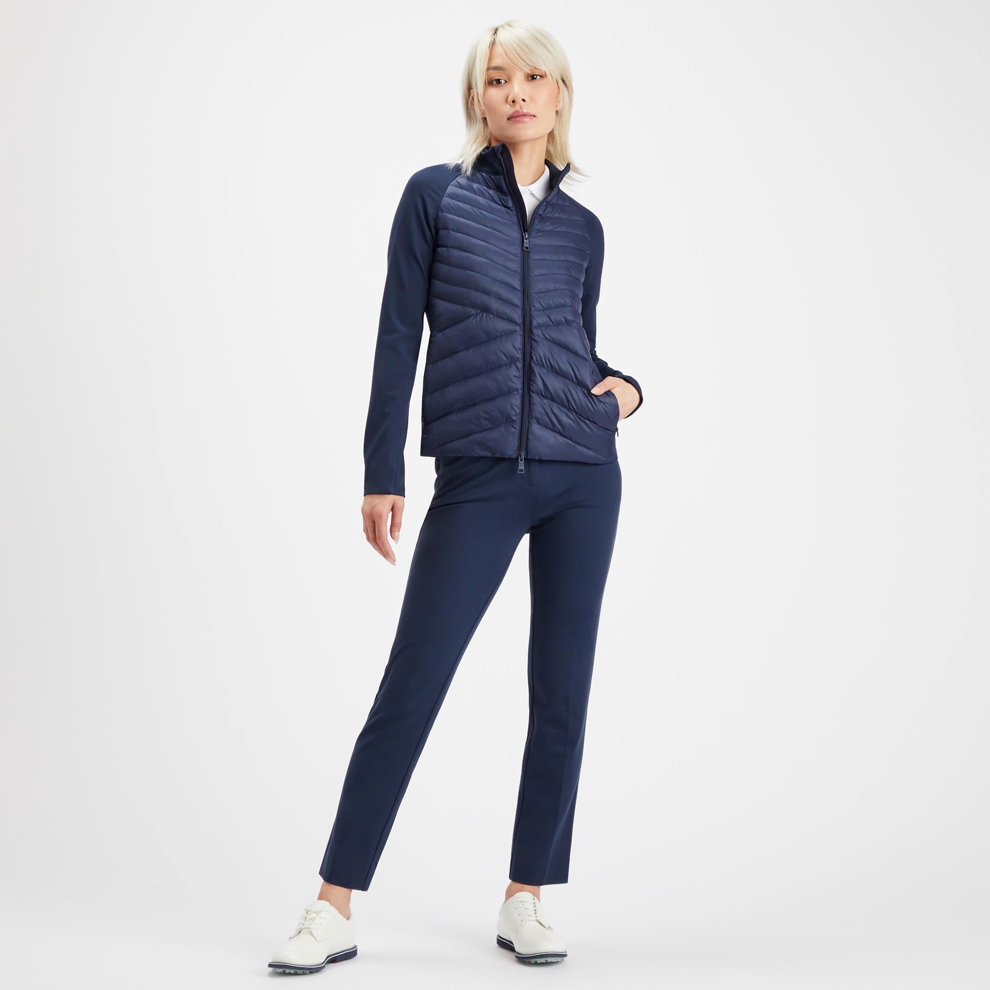 G/FORE Carroll Hybrid Gradient Heart Ladies Golf Jacket Twilight