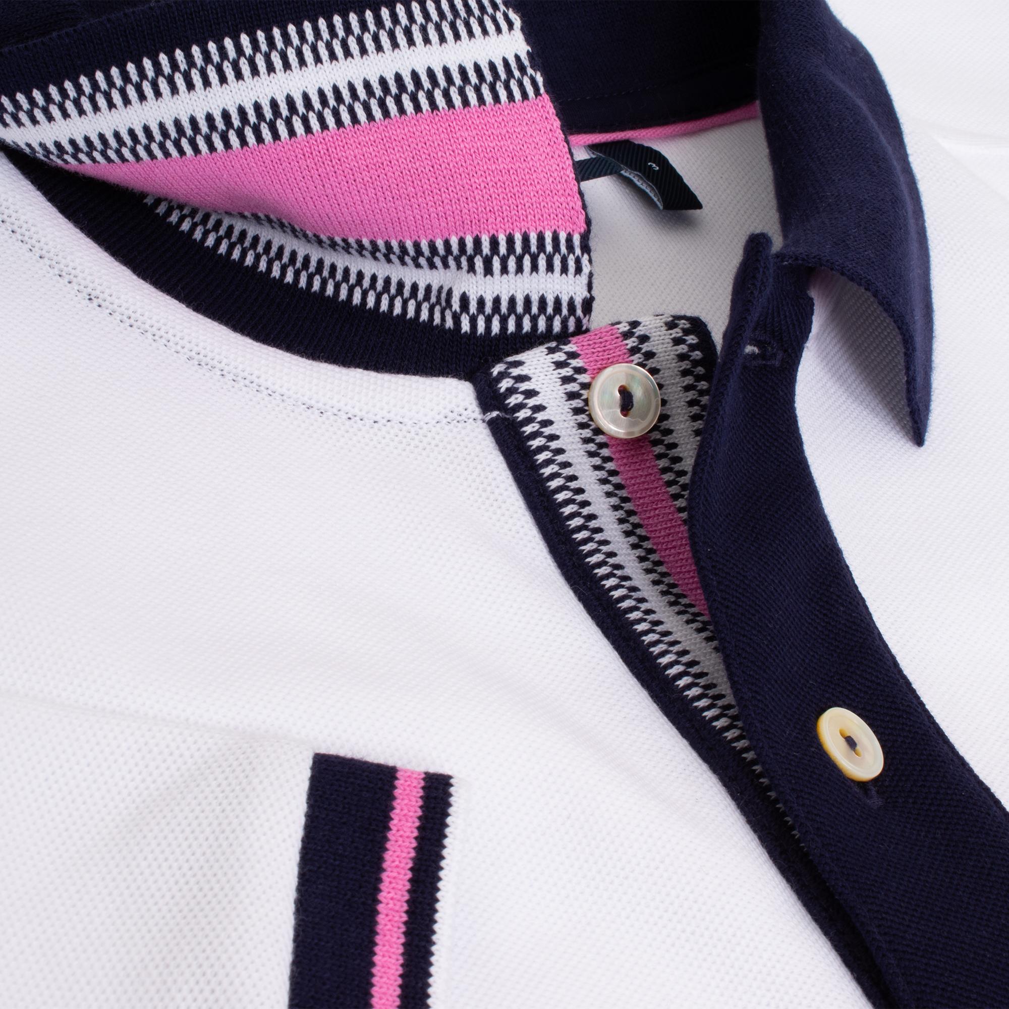 Psycho Bunny Archive Classic Bunny Pique Polo Shirt White